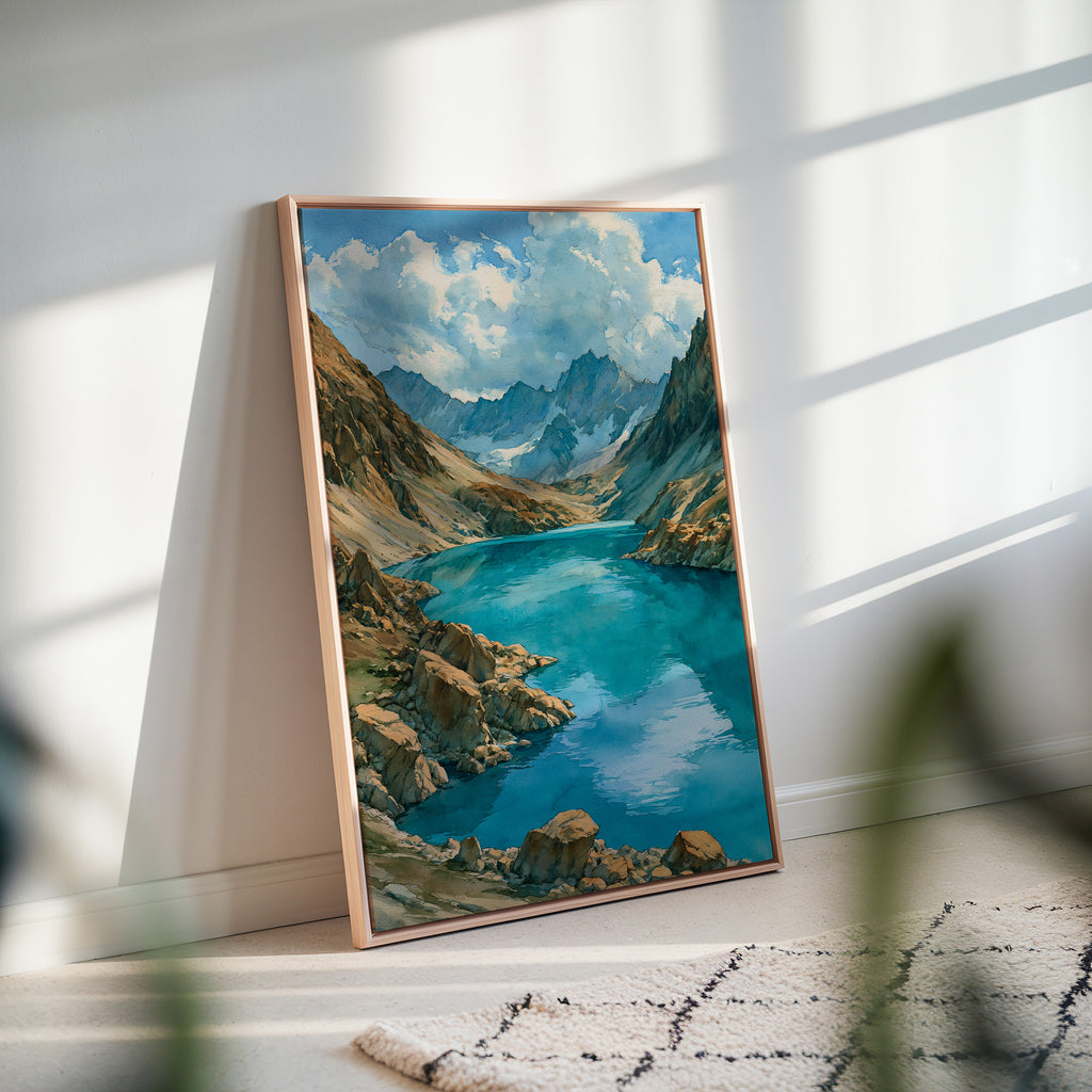 Lake Clark National Park Watercolor Art