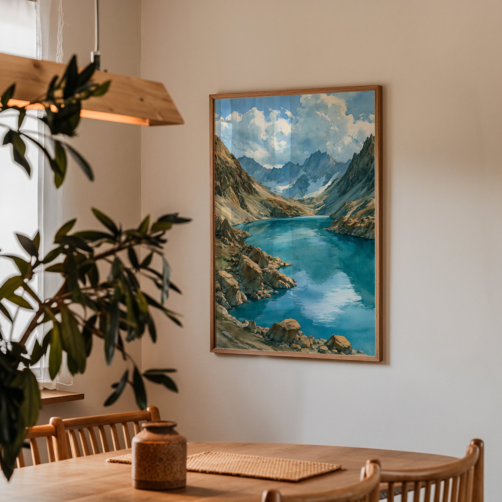 Lake Clark National Park Watercolor Art