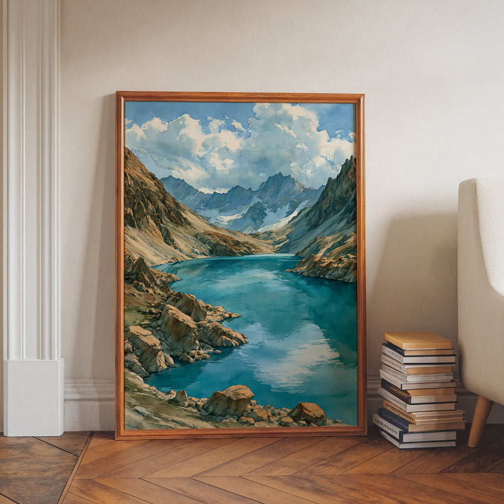 Lake Clark National Park Watercolor Art