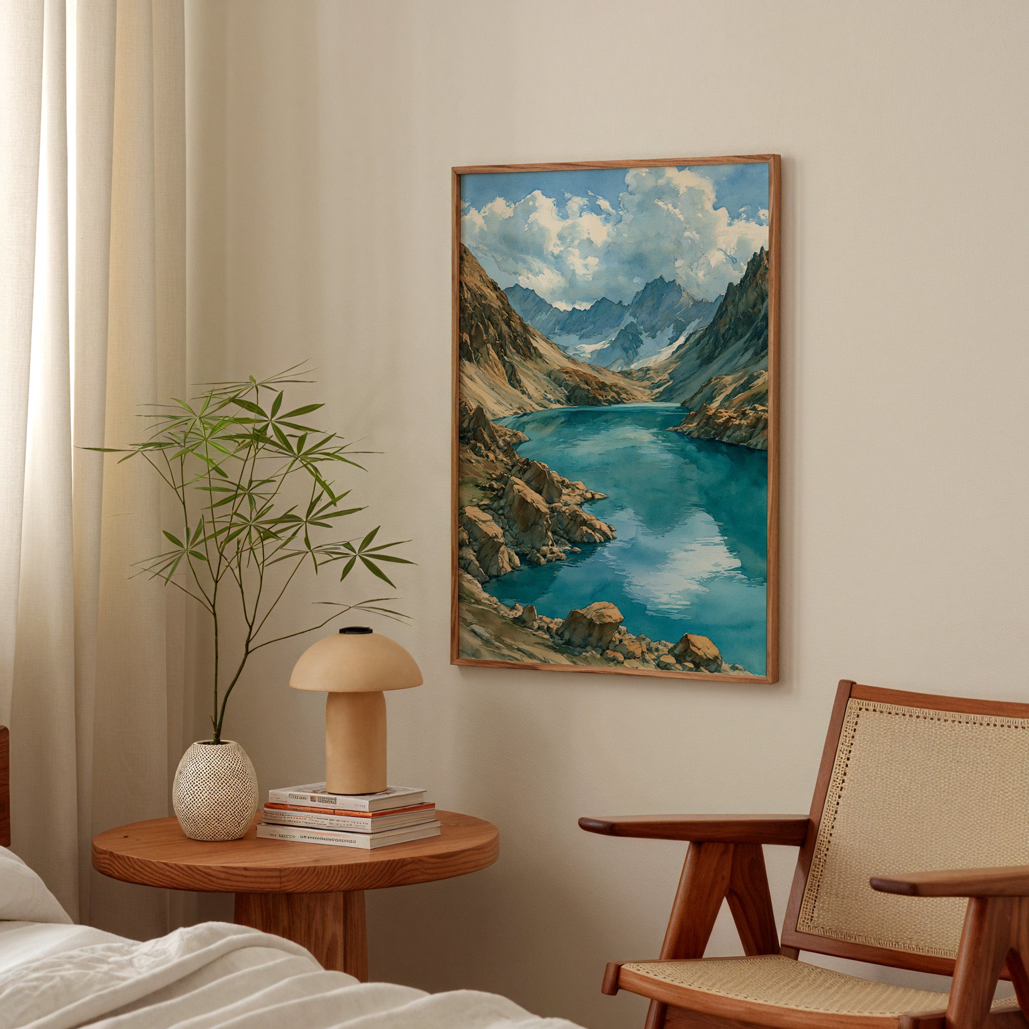 Lake Clark National Park Watercolor Art