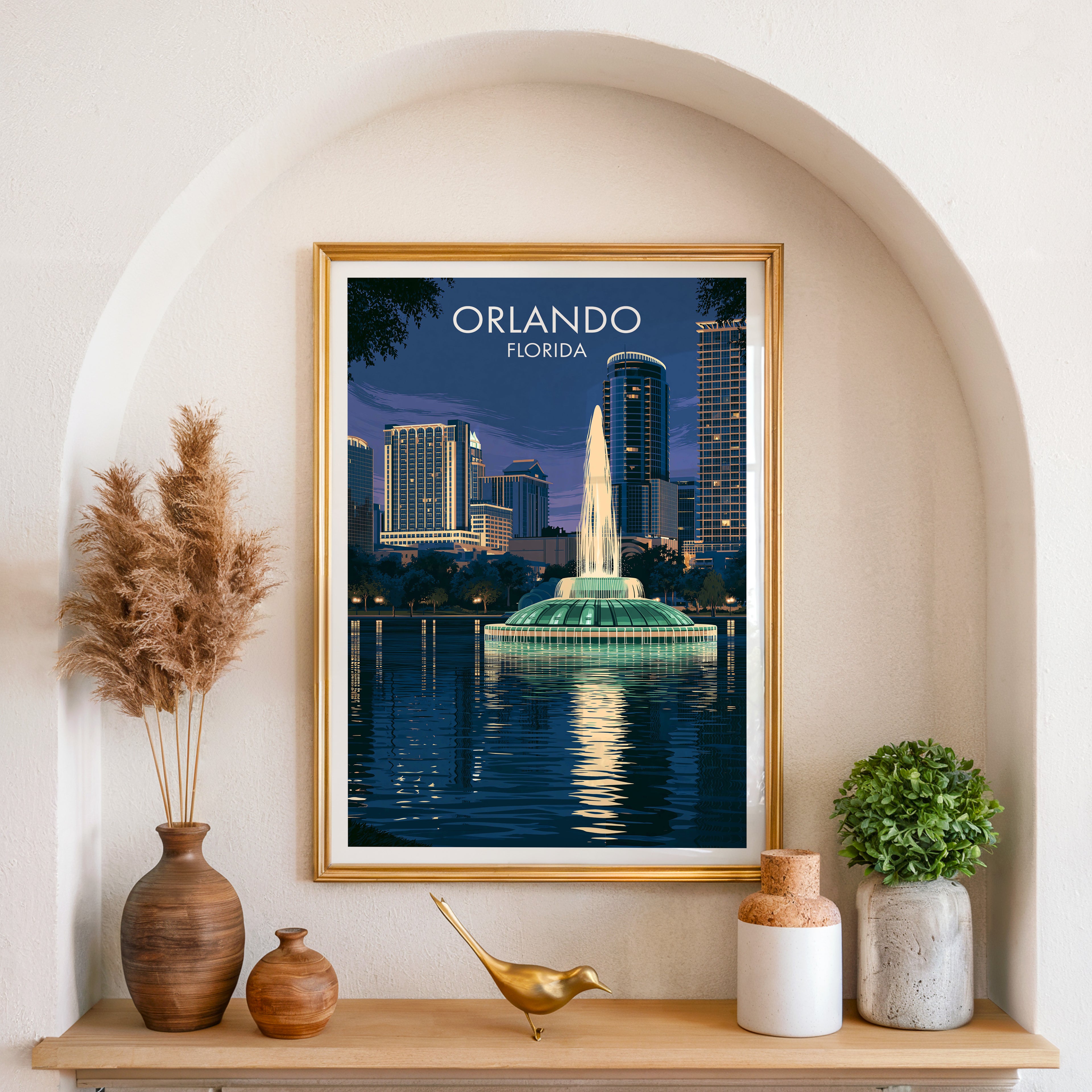 Lake Eola Park Orlando Florida
