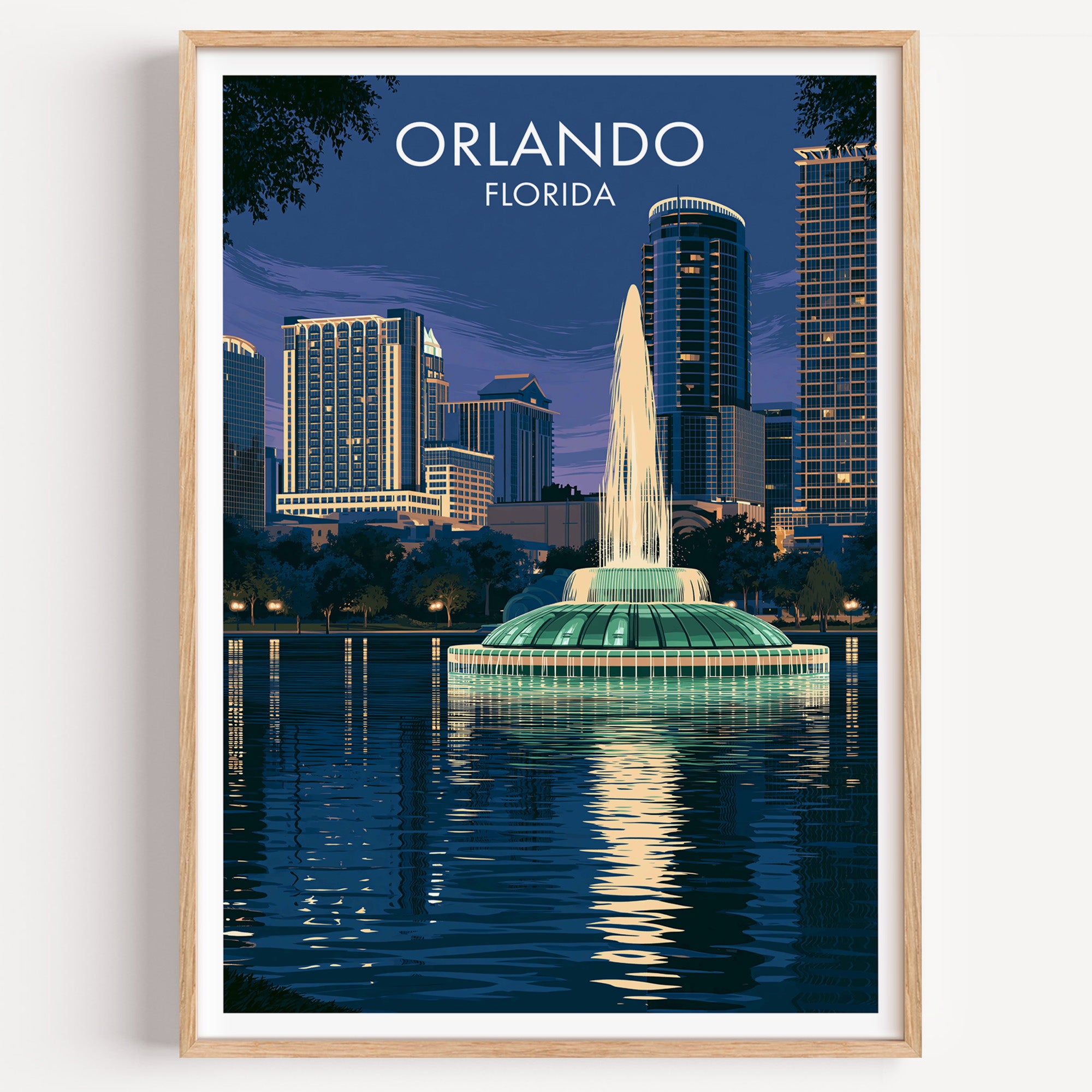 Lake Eola Park Orlando Florida