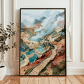 Lassen Volcanic National Park Watercolor Art