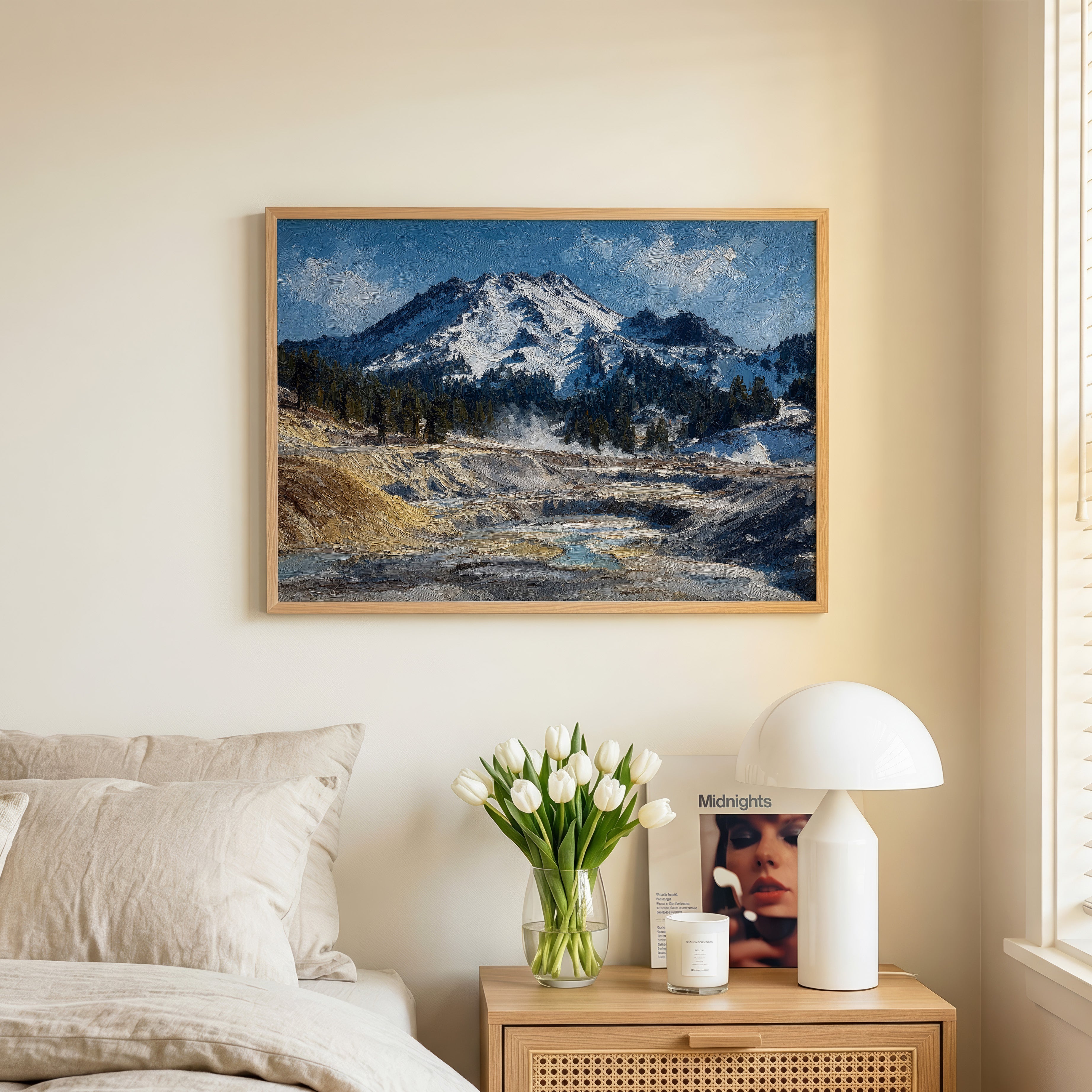 Lassen Volcanic National Park Oil Painting