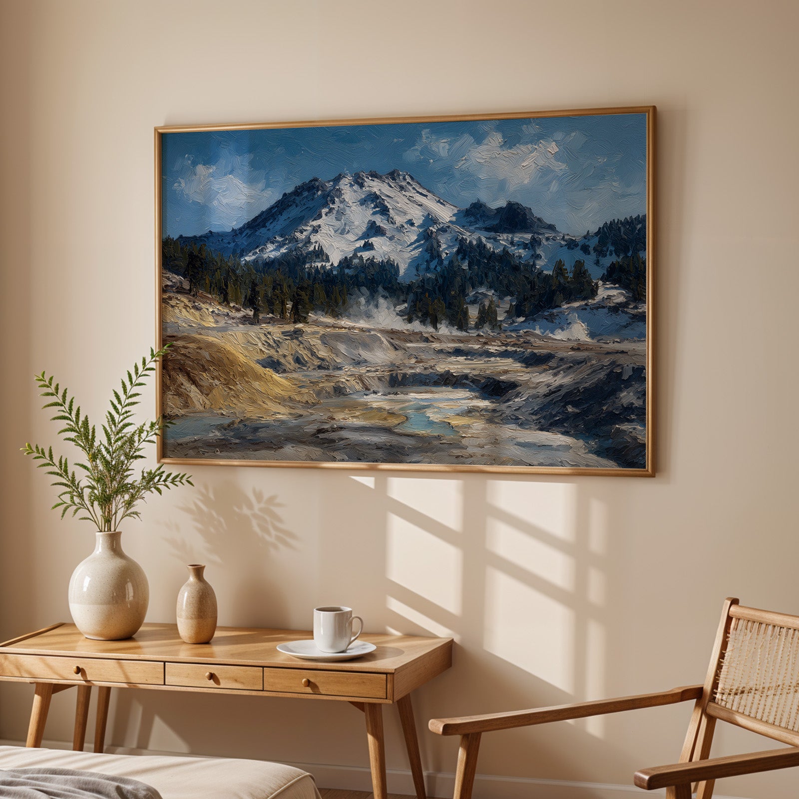 Lassen Volcanic National Park Oil Painting