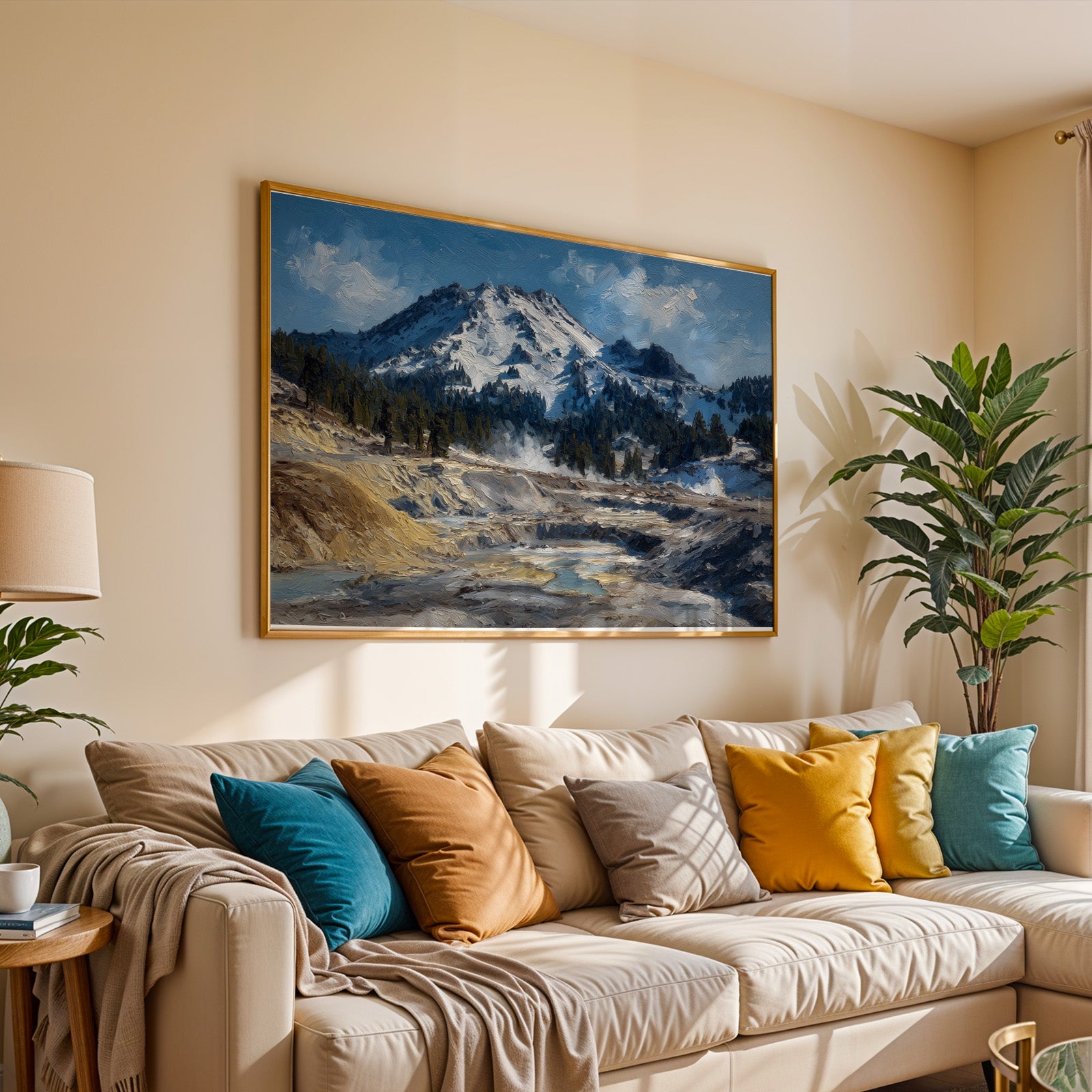 Lassen Volcanic National Park Oil Painting