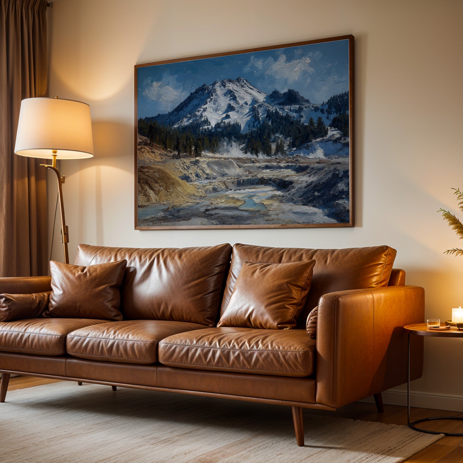 Lassen Volcanic National Park Oil Painting