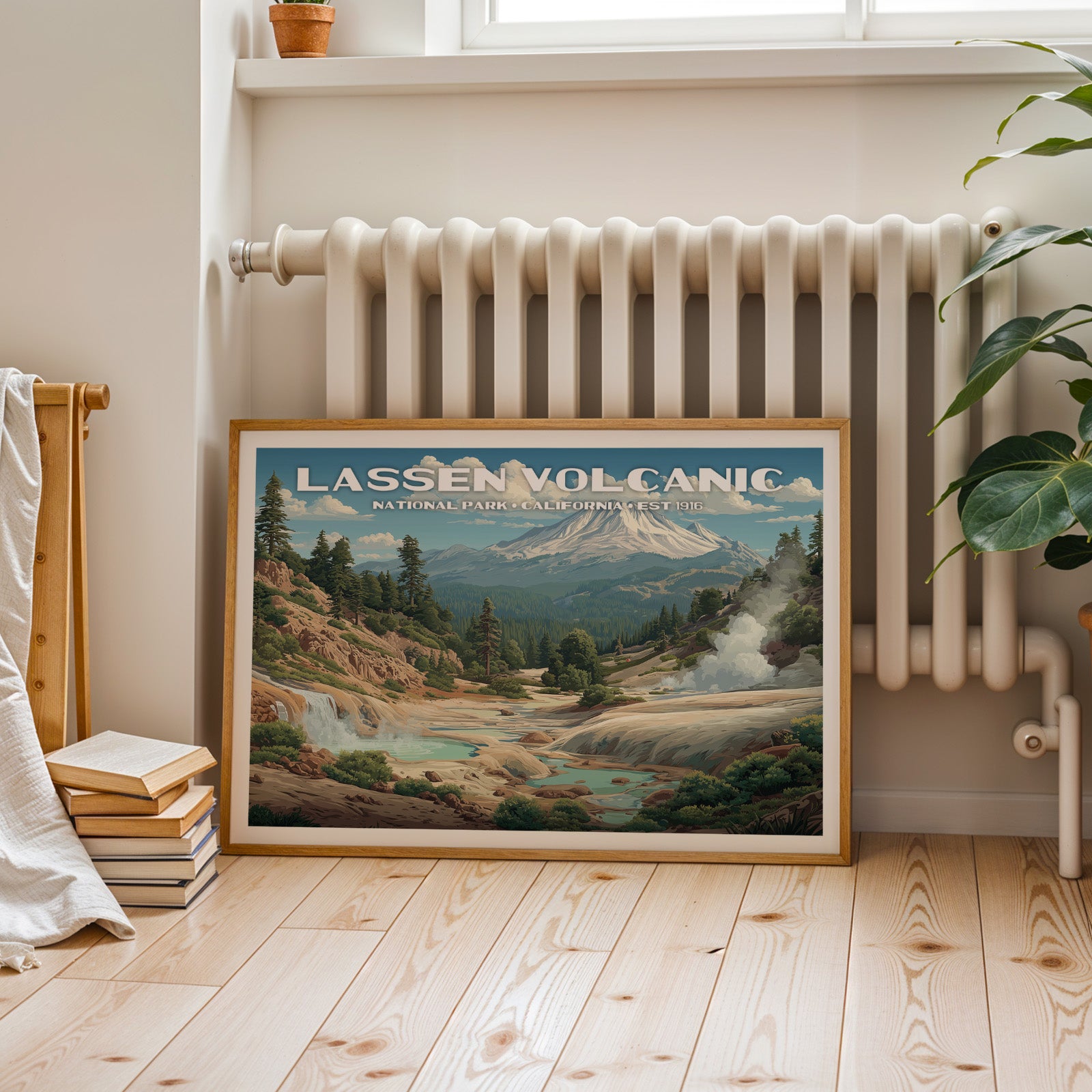 Lassen Volcanic National Park Horizontal Vintage Art