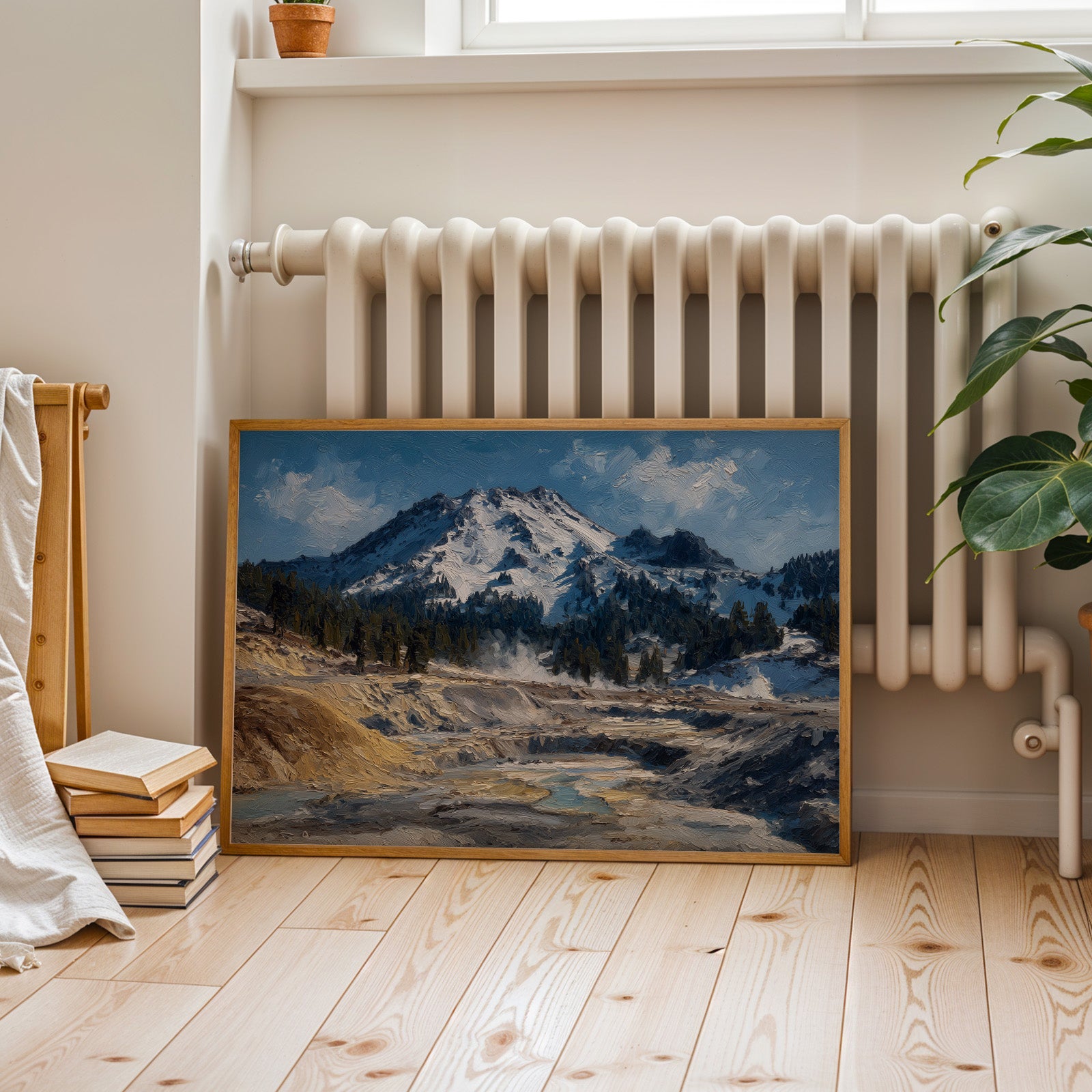 Lassen Volcanic National Park Oil Painting