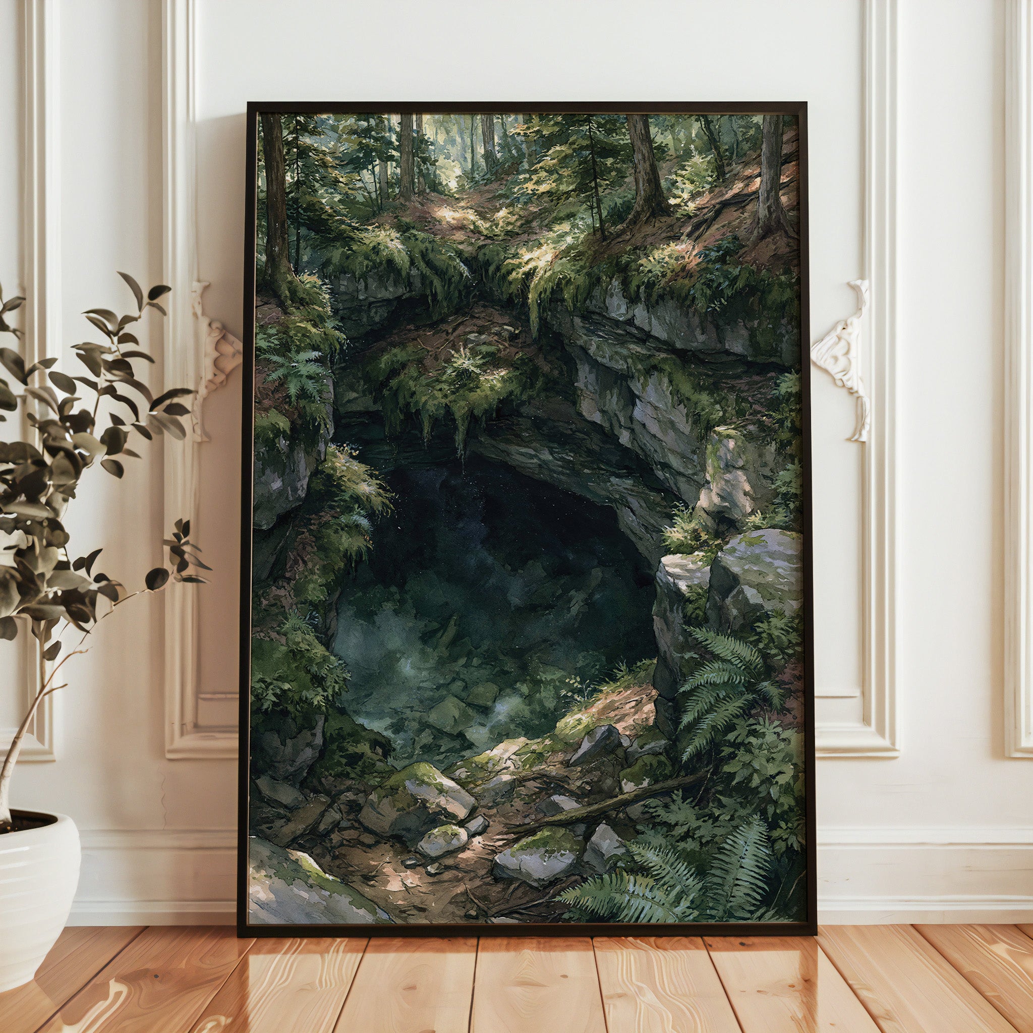 Mammoth Cave National Park Watercolor Art