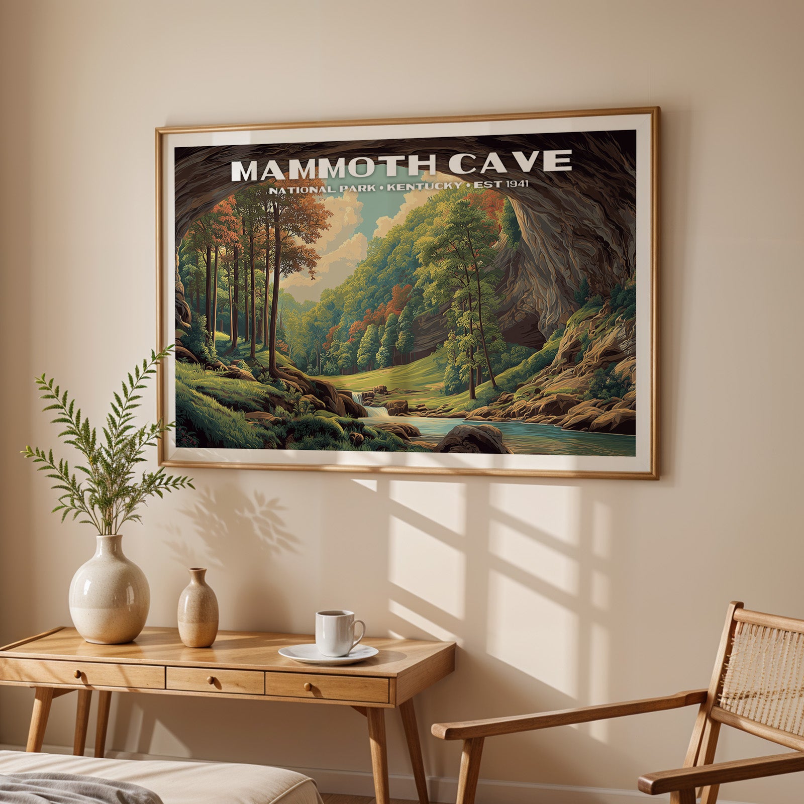 Mammoth Cave National Park Horizontal Vintage Art