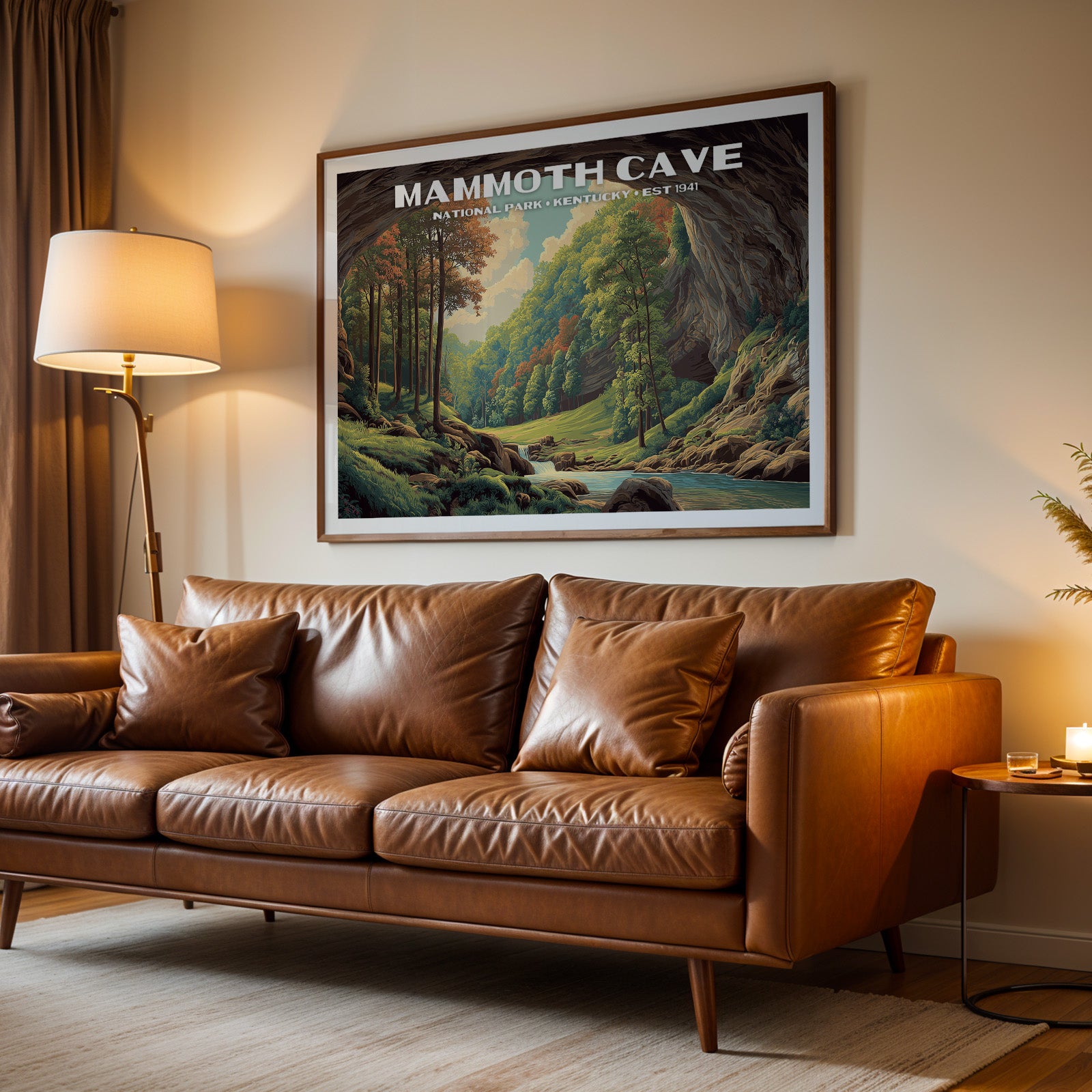 Mammoth Cave National Park Horizontal Vintage Art
