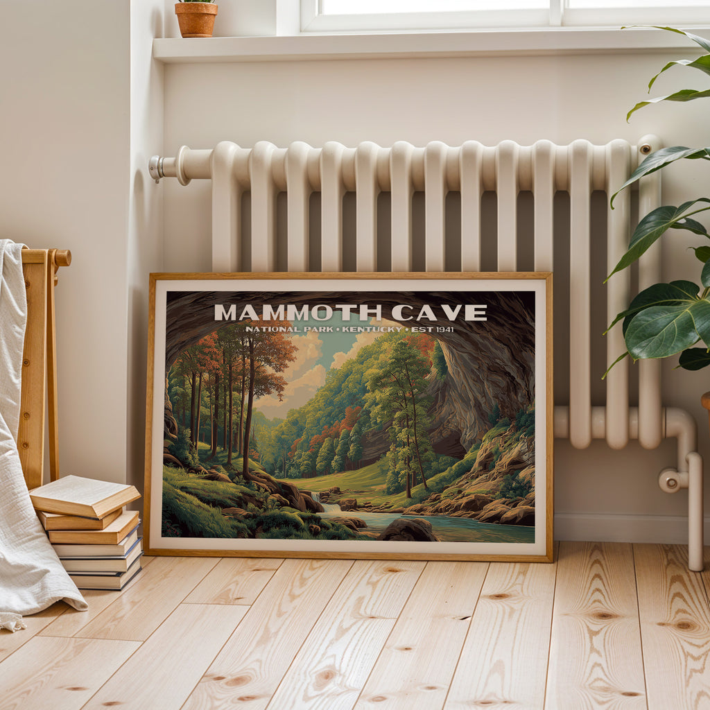 Mammoth Cave National Park Horizontal Vintage Art