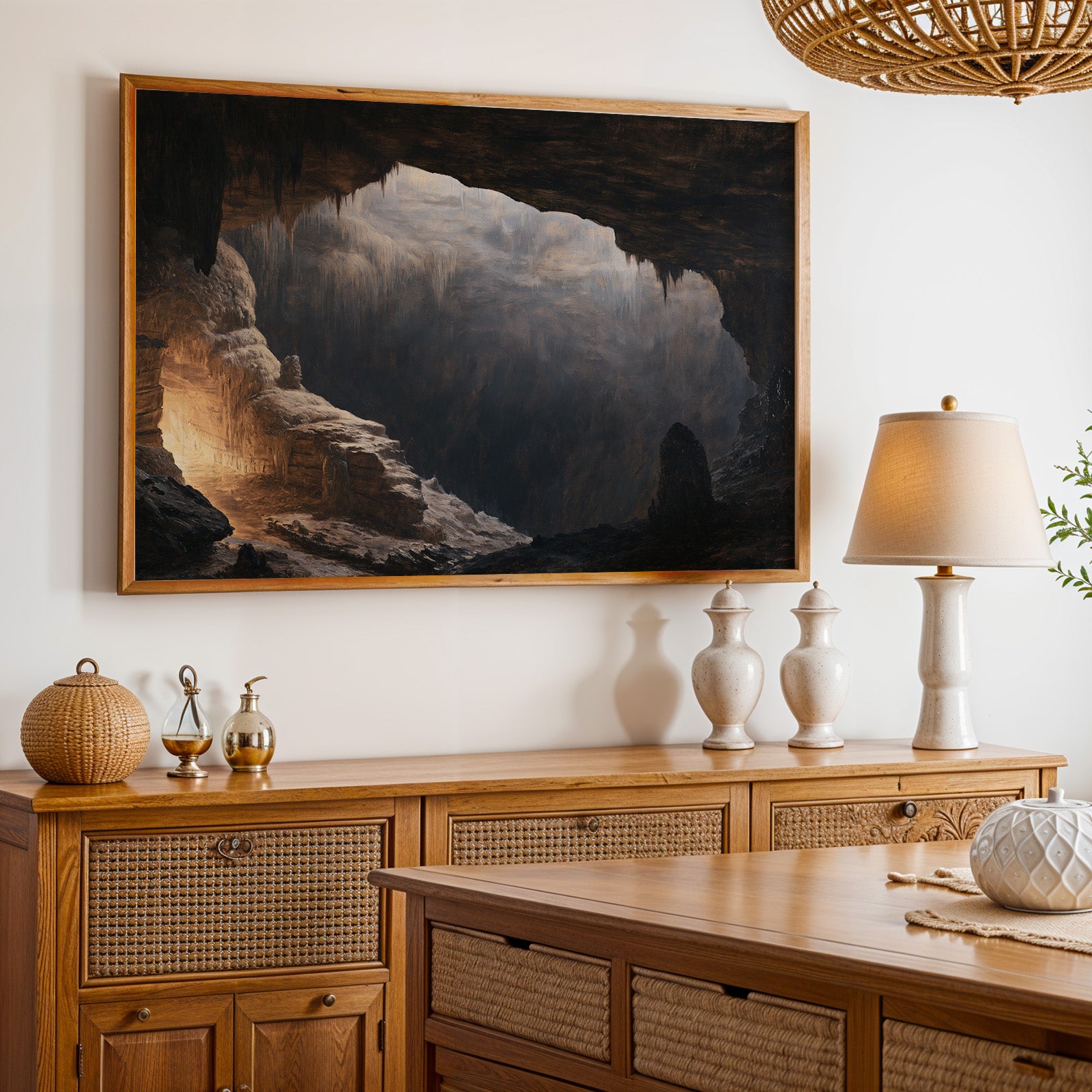 Mammoth Cave National Park Classical Oil Painting
