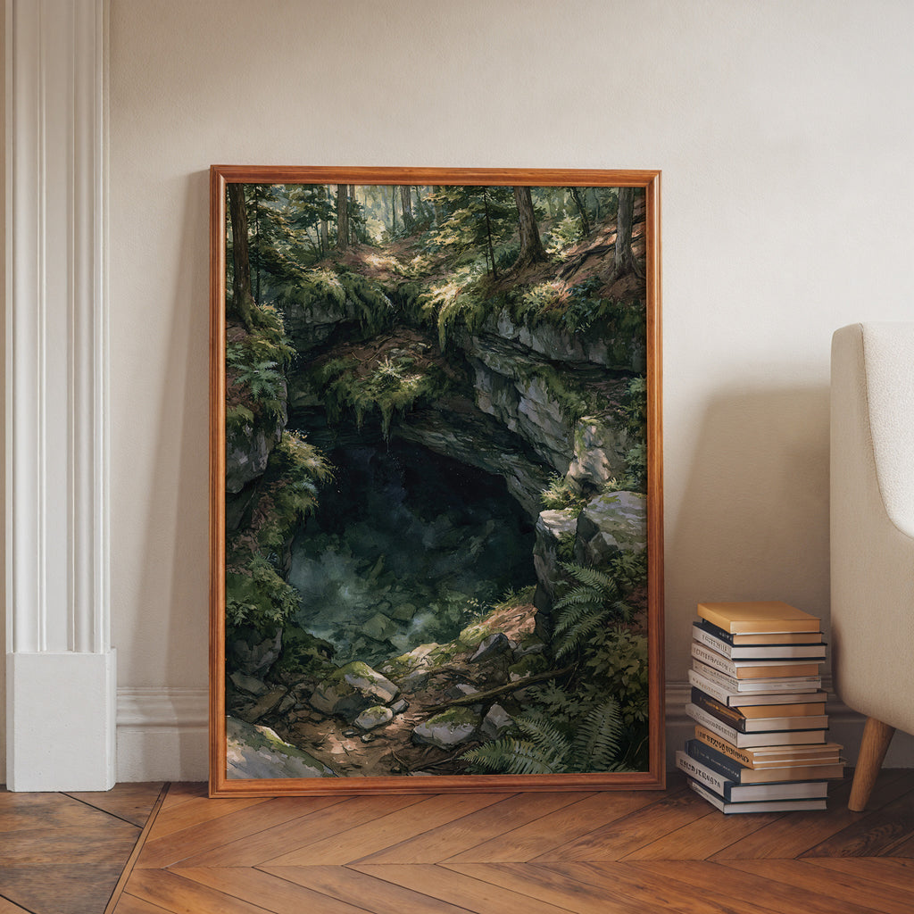 Mammoth Cave National Park Watercolor Art