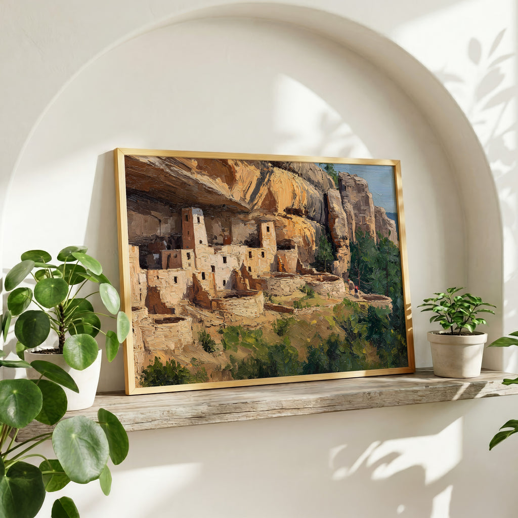 Mesa Verde National Park Oil Painting