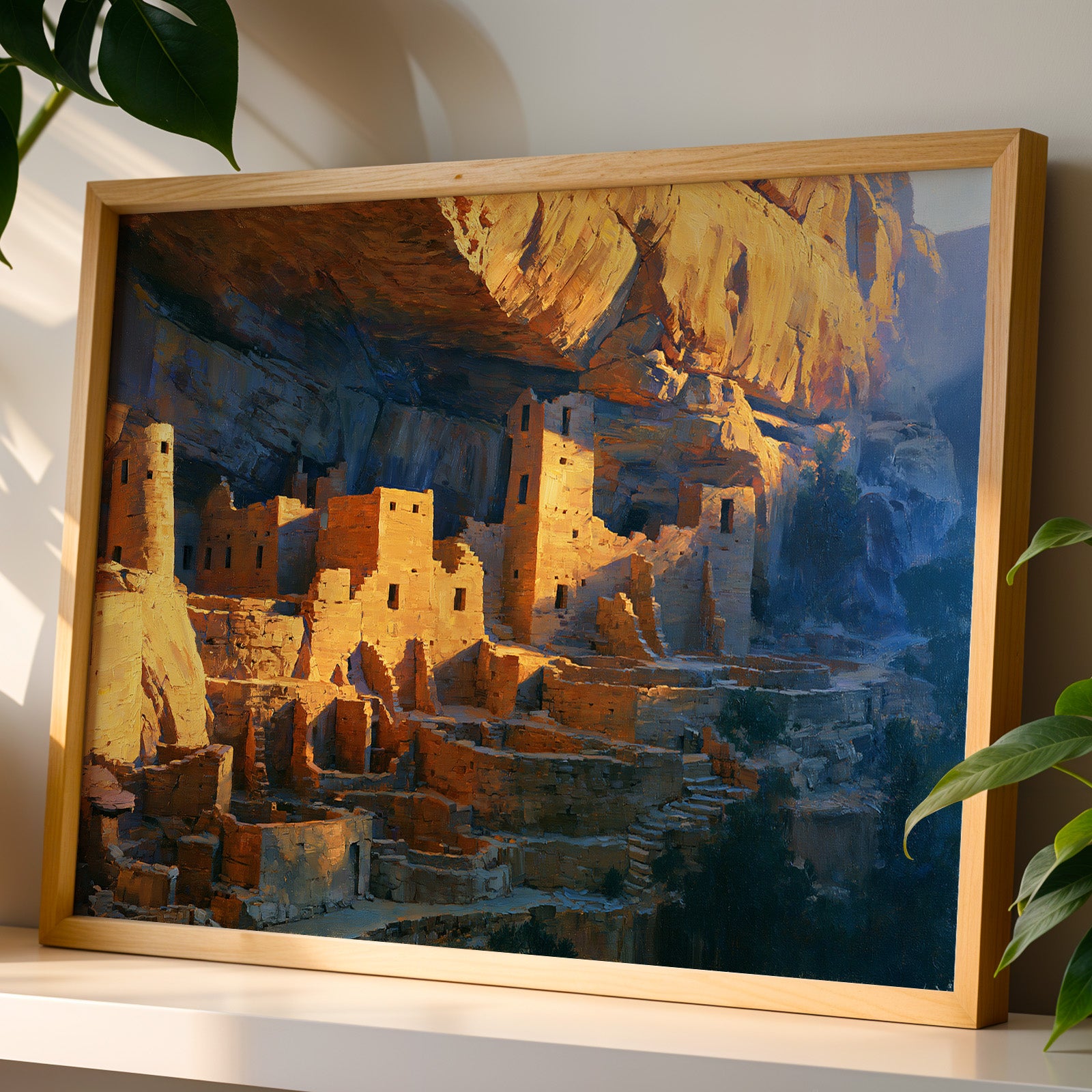 Mesa Verde National Park Classical Oil Painting