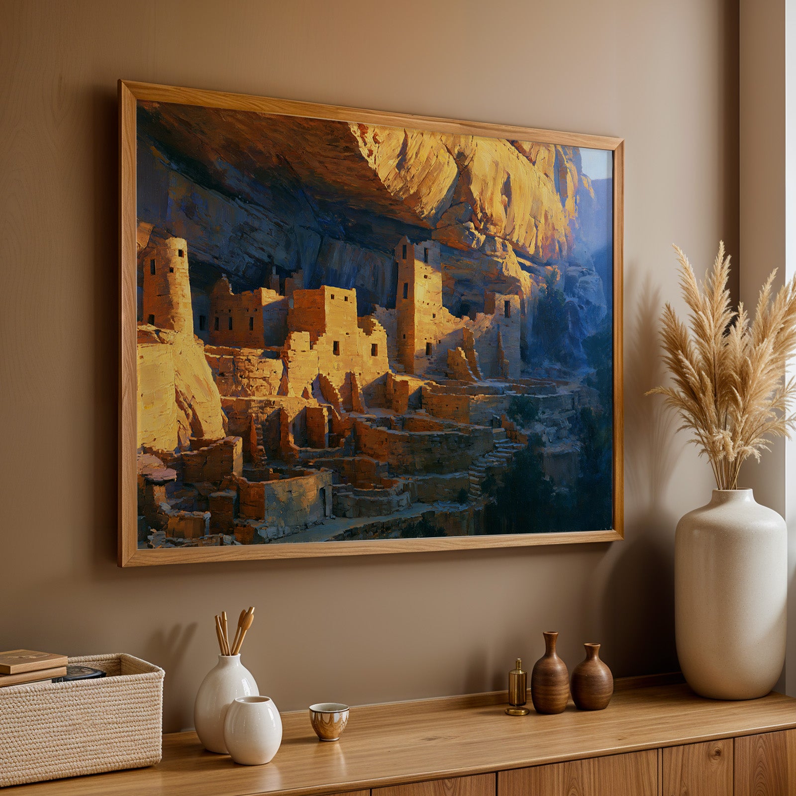 Mesa Verde National Park Classical Oil Painting