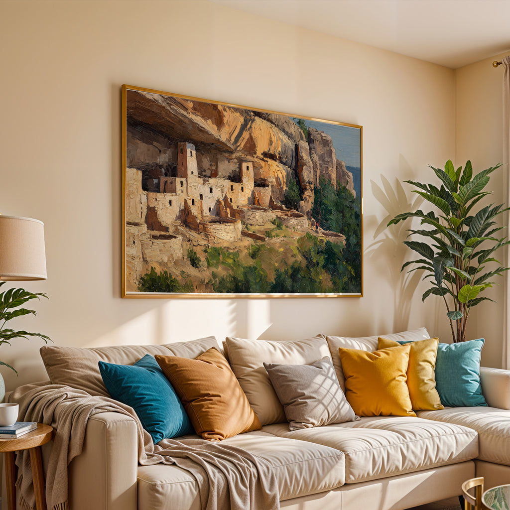 Mesa Verde National Park Oil Painting