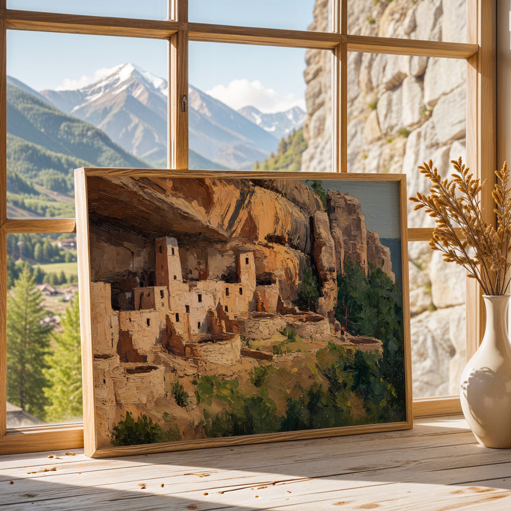 Mesa Verde National Park Oil Painting