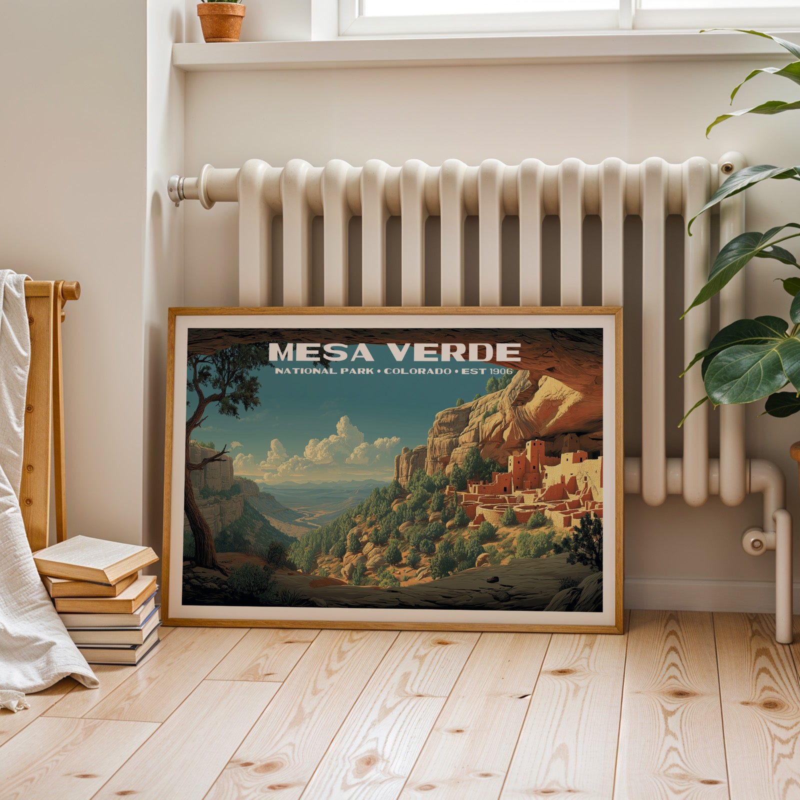Mesa Verde National Park Horizontal Vintage Art