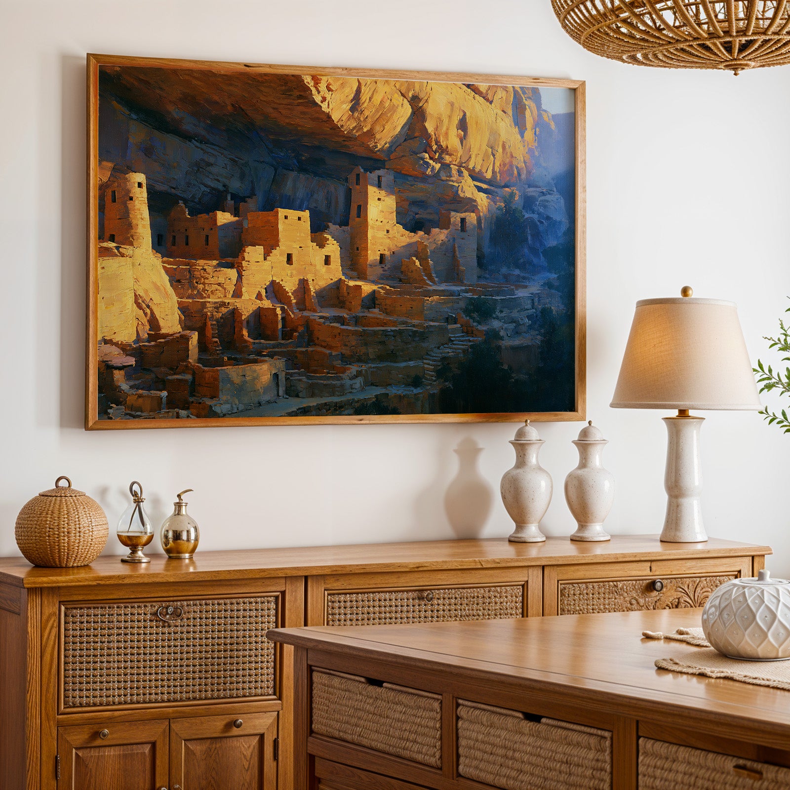 Mesa Verde National Park Classical Oil Painting