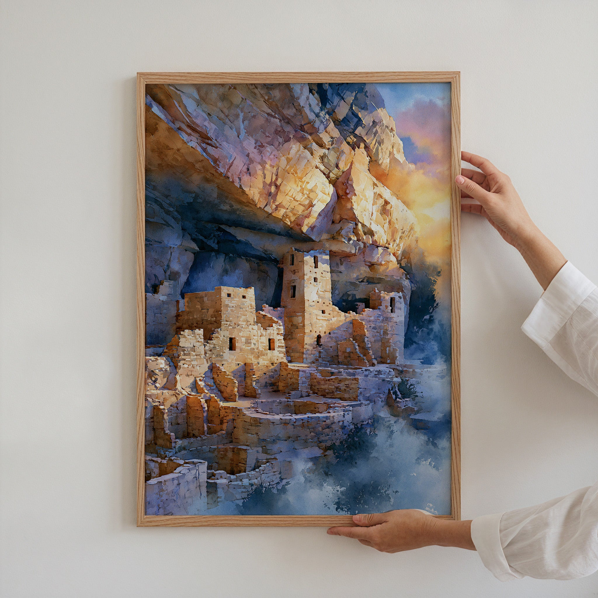 Mesa Verde National Park Watercolor Art