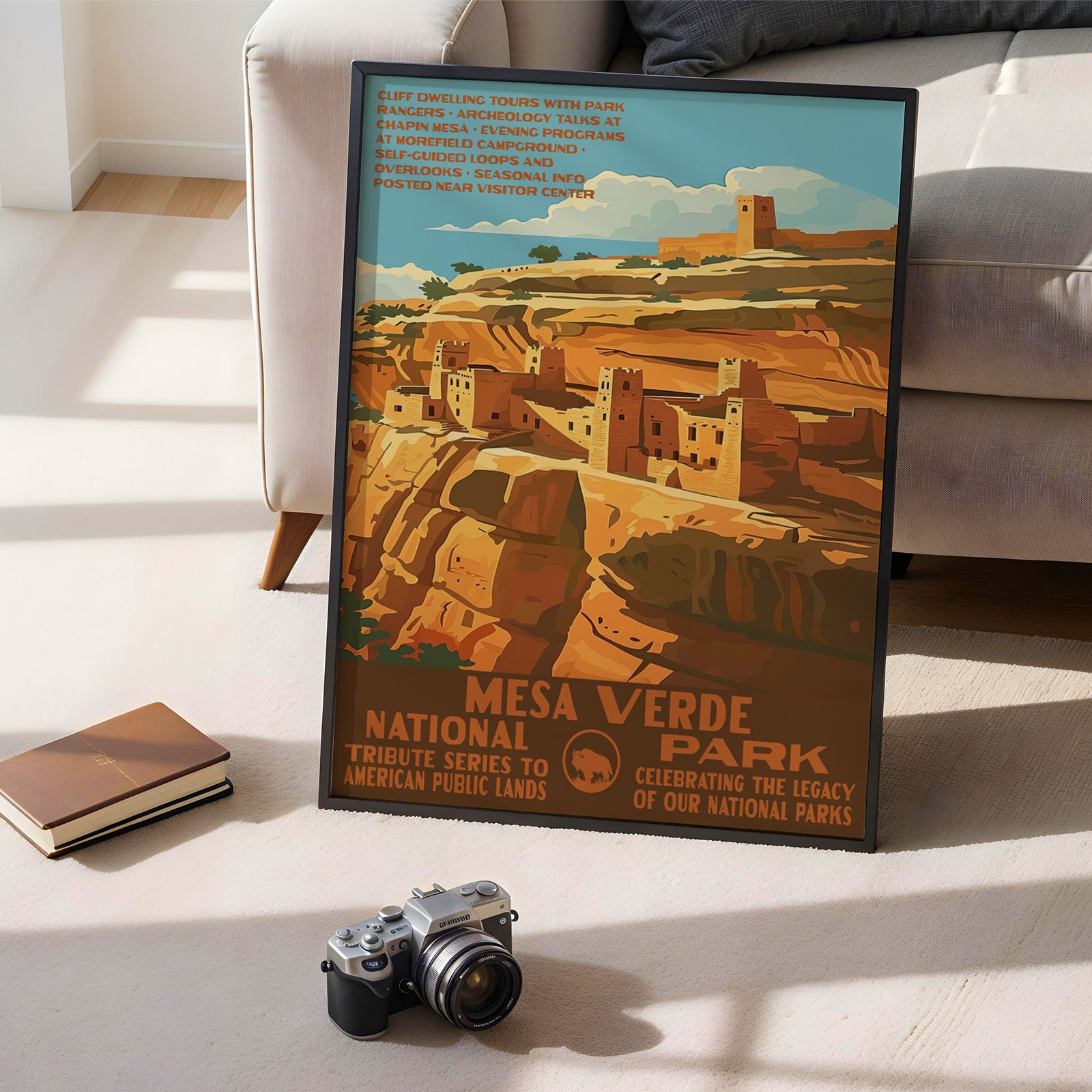 Mesa Verde National Park Vintage WPA Art