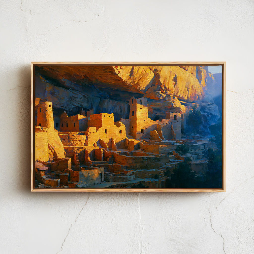 Mesa Verde National Park Classical Oil Painting