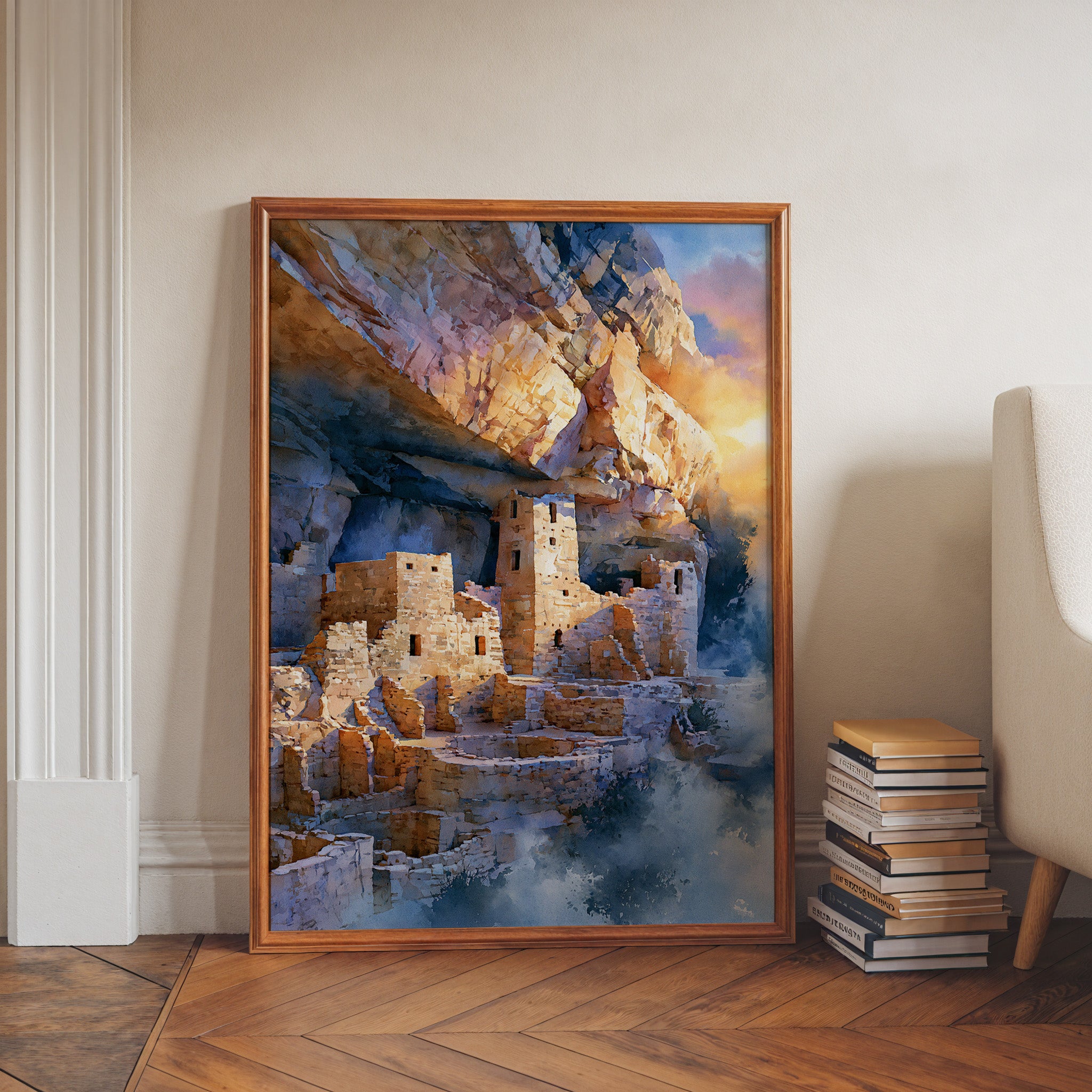 Mesa Verde National Park Watercolor Art