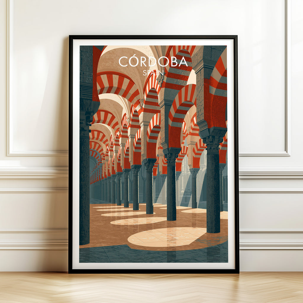 Arcades de la mosquée de Cordoue, Espagne