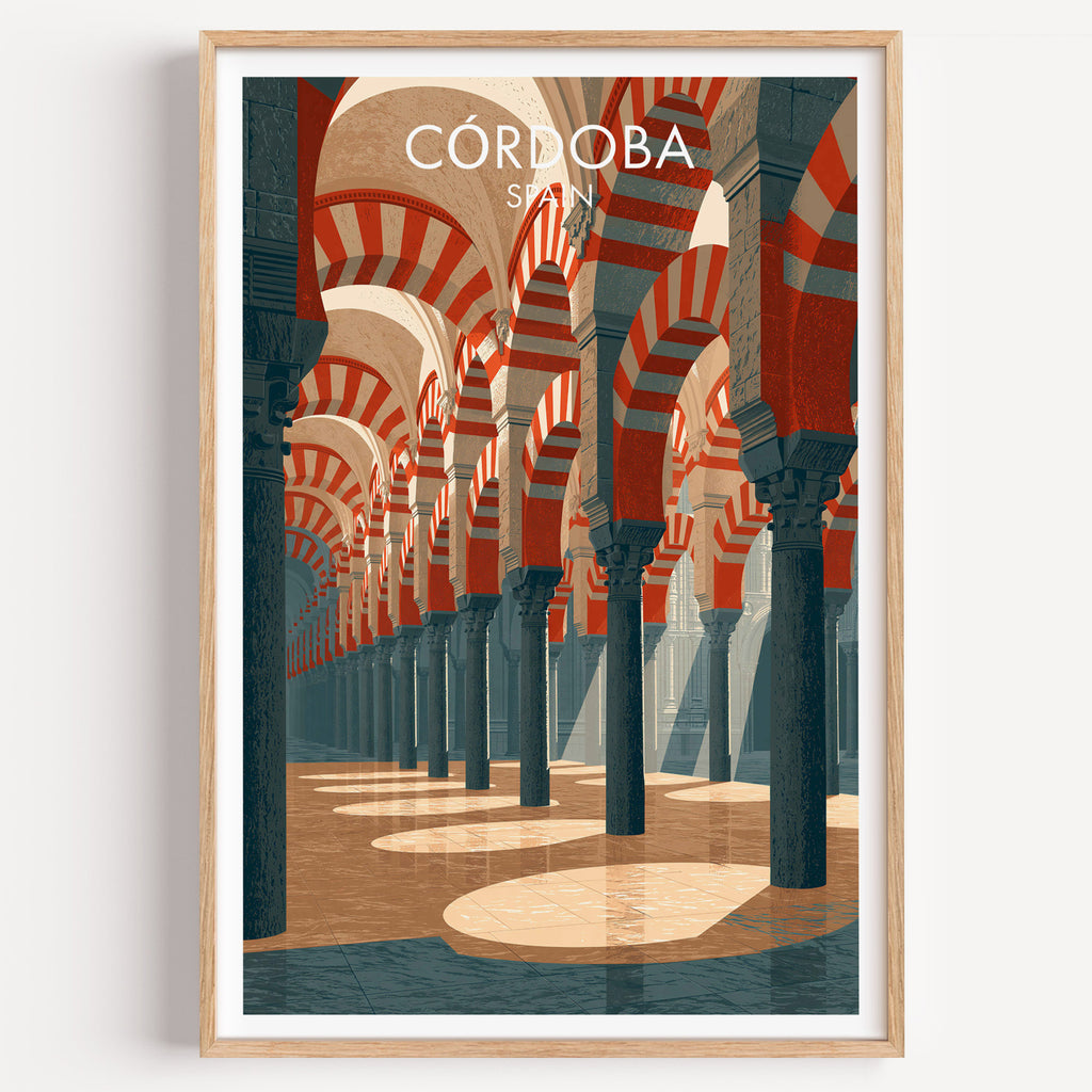 Arcades de la mosquée de Cordoue, Espagne