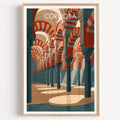 Arcades de la mosquée de Cordoue, Espagne