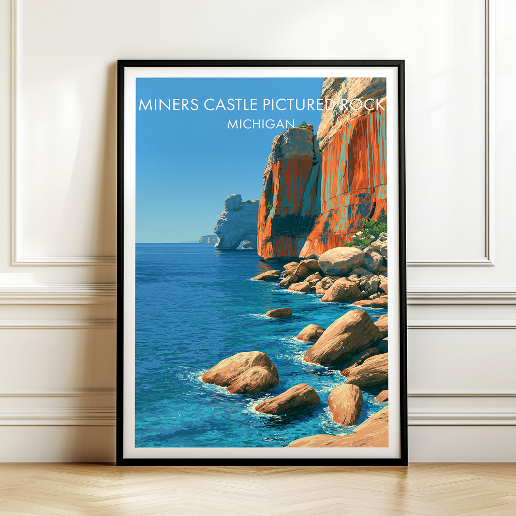 Miners Castle Pictured Rock Michigan