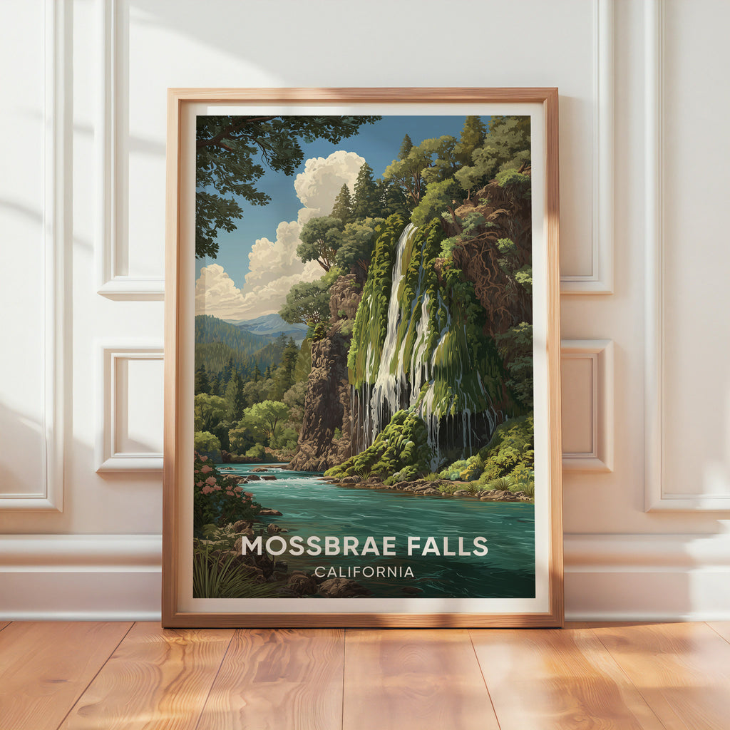 Mossbrae Falls California