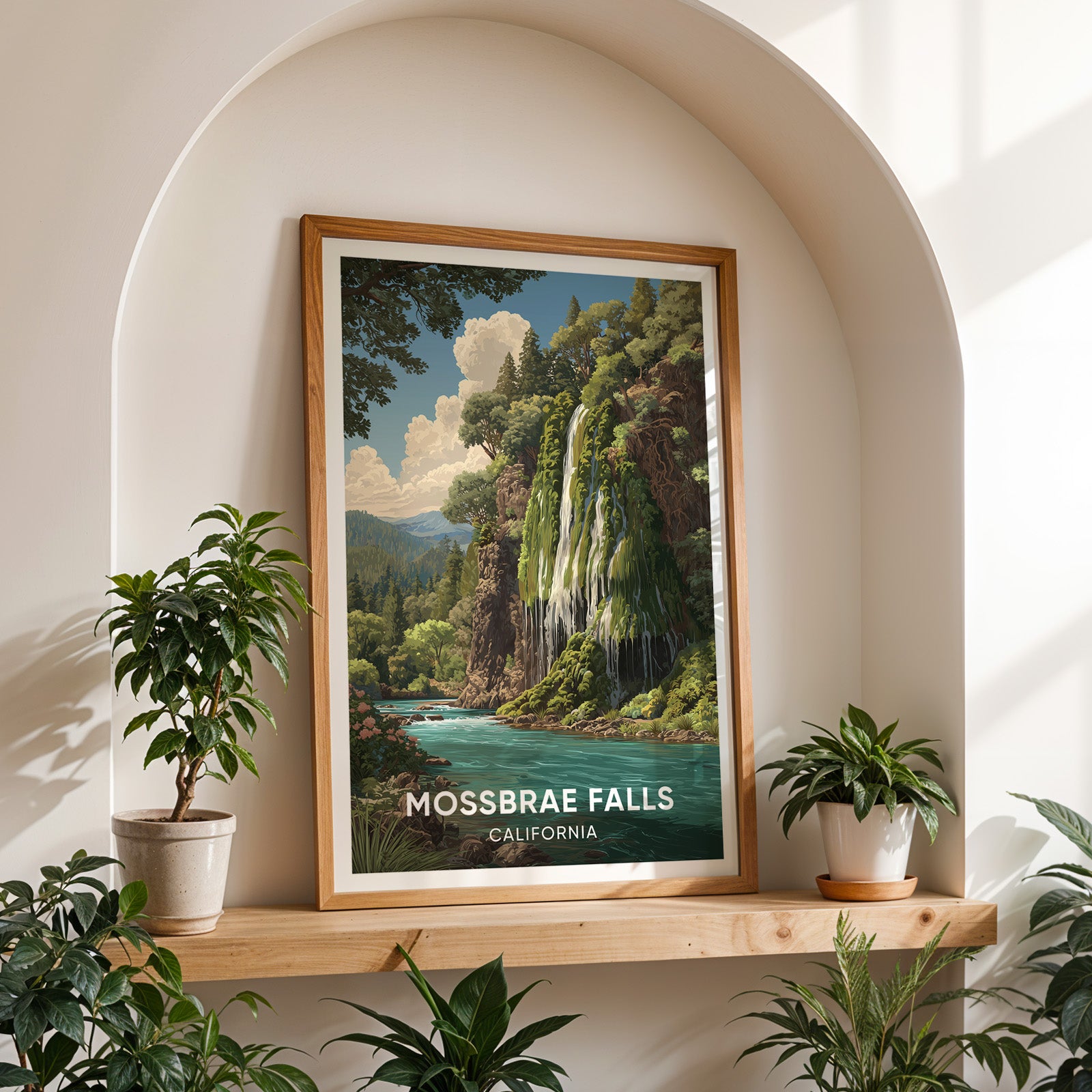 Mossbrae Falls California