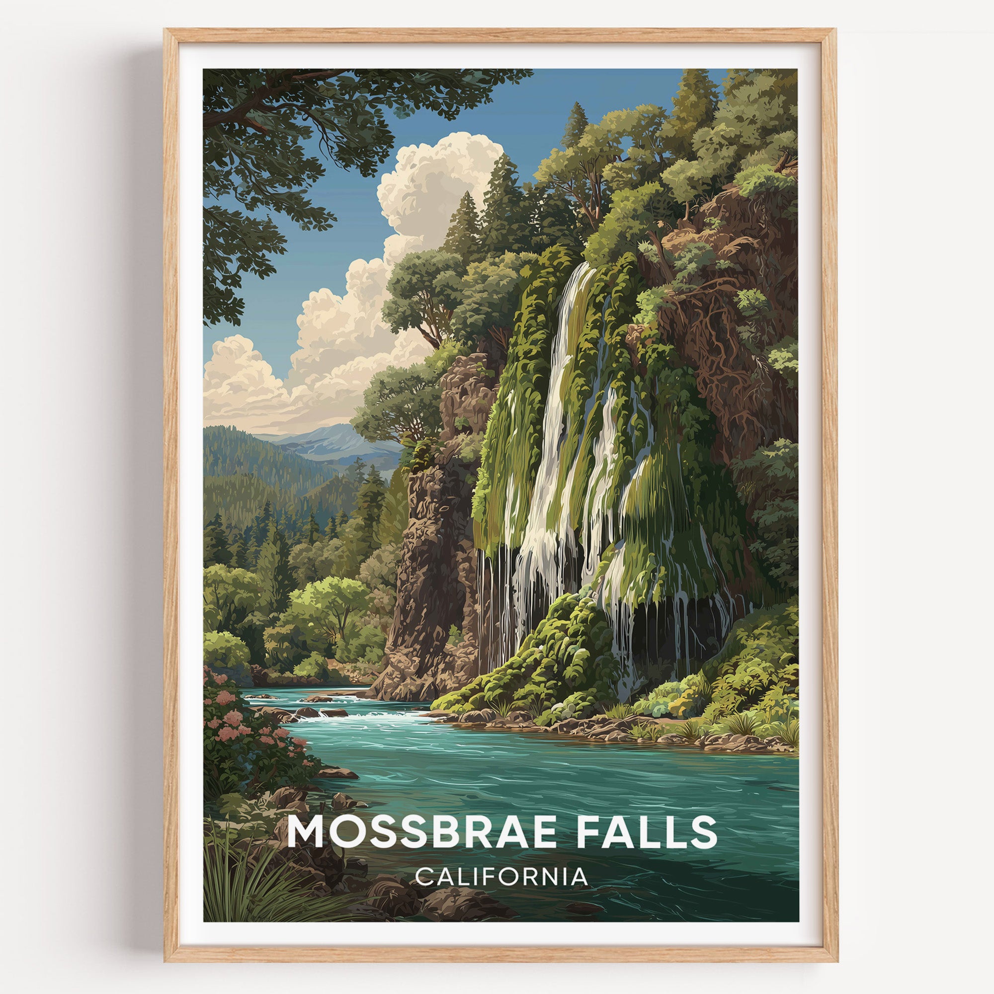 Mossbrae Falls California
