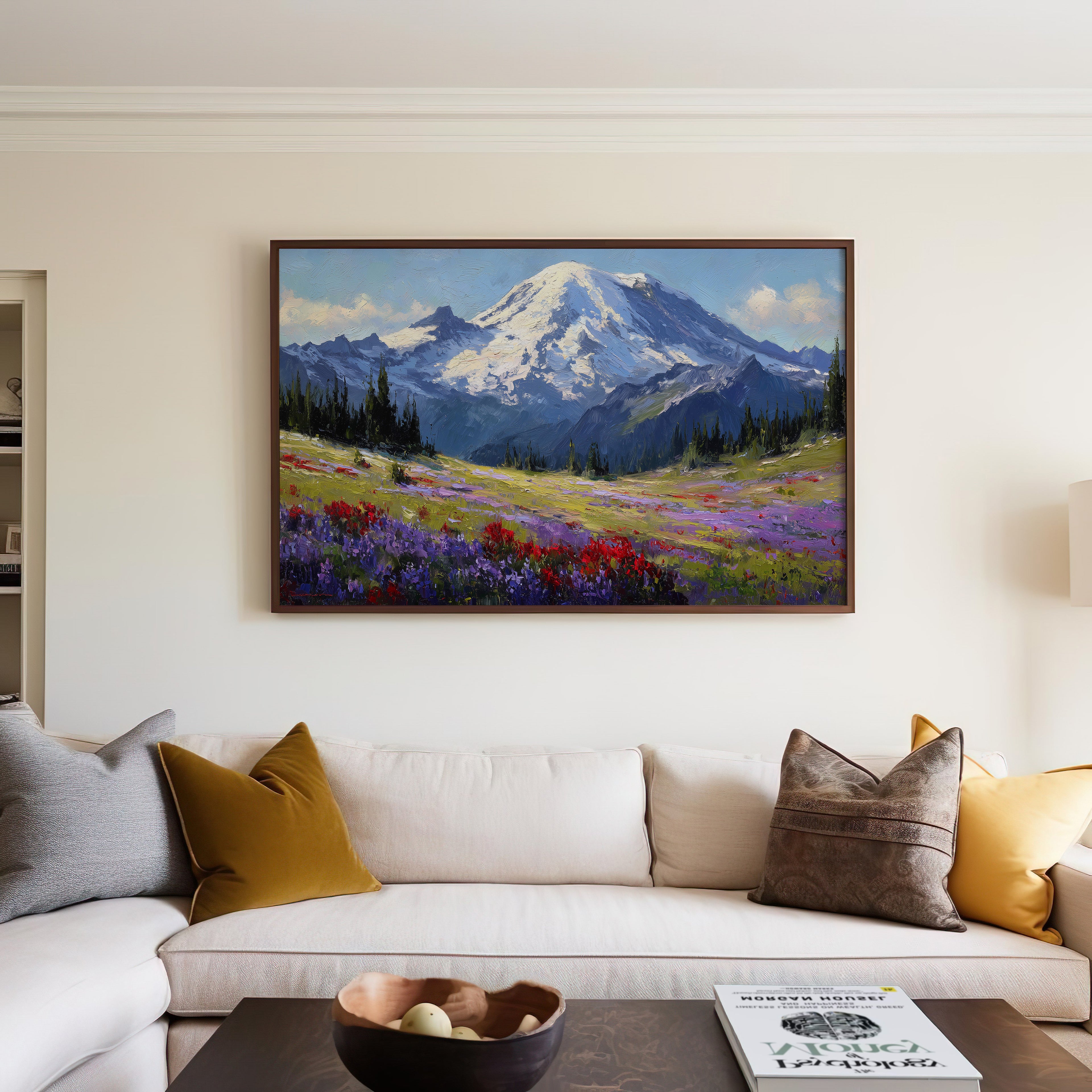 Mount Rainier National Park Oil Painting