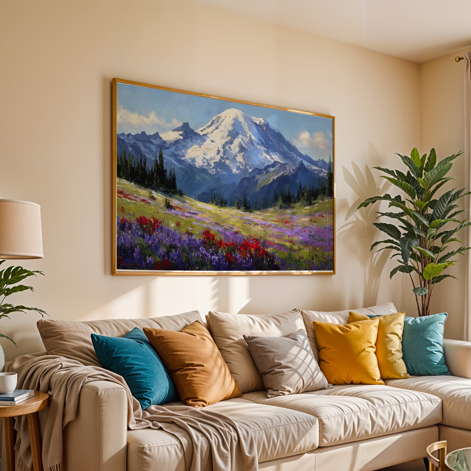Mount Rainier National Park Oil Painting