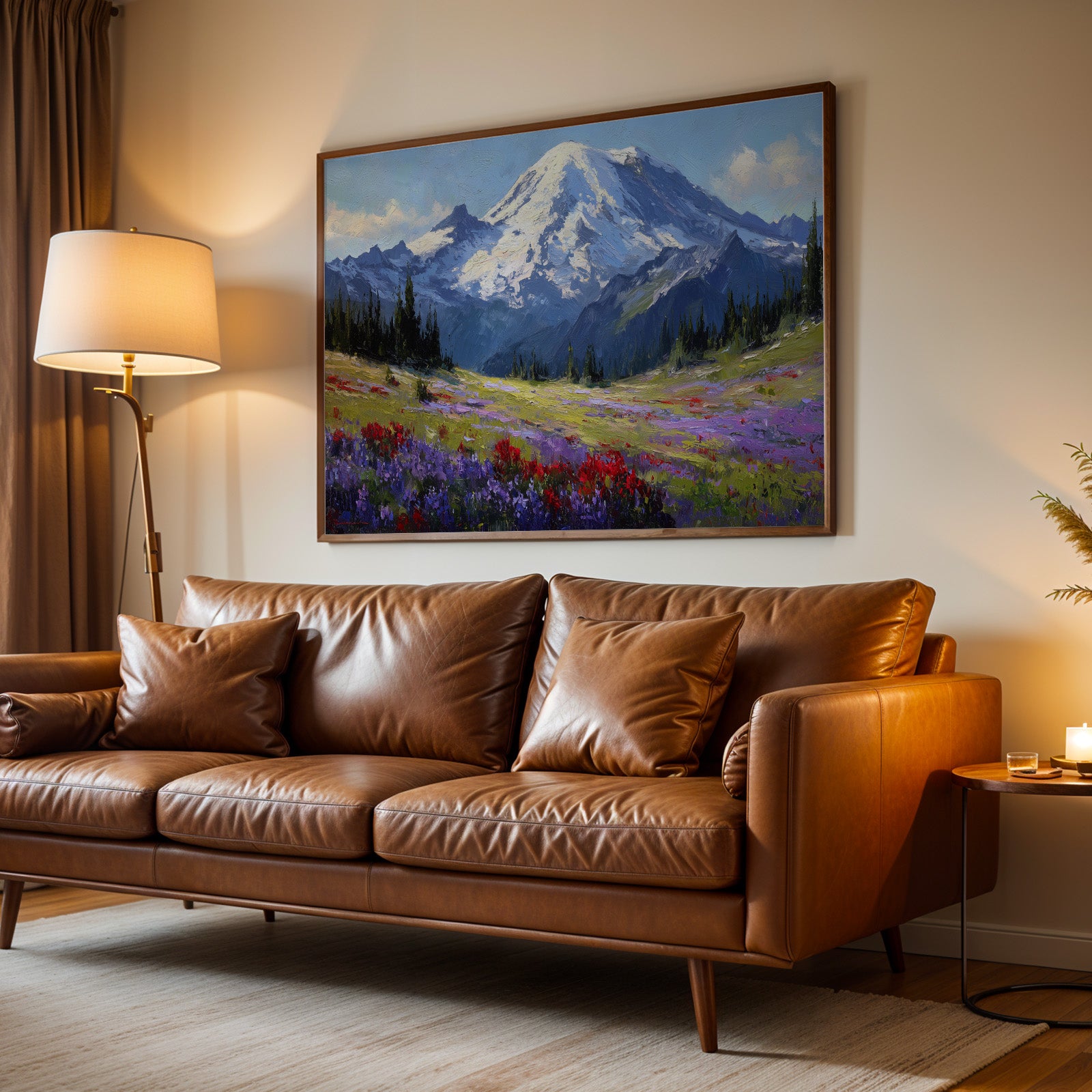 Mount Rainier National Park Oil Painting