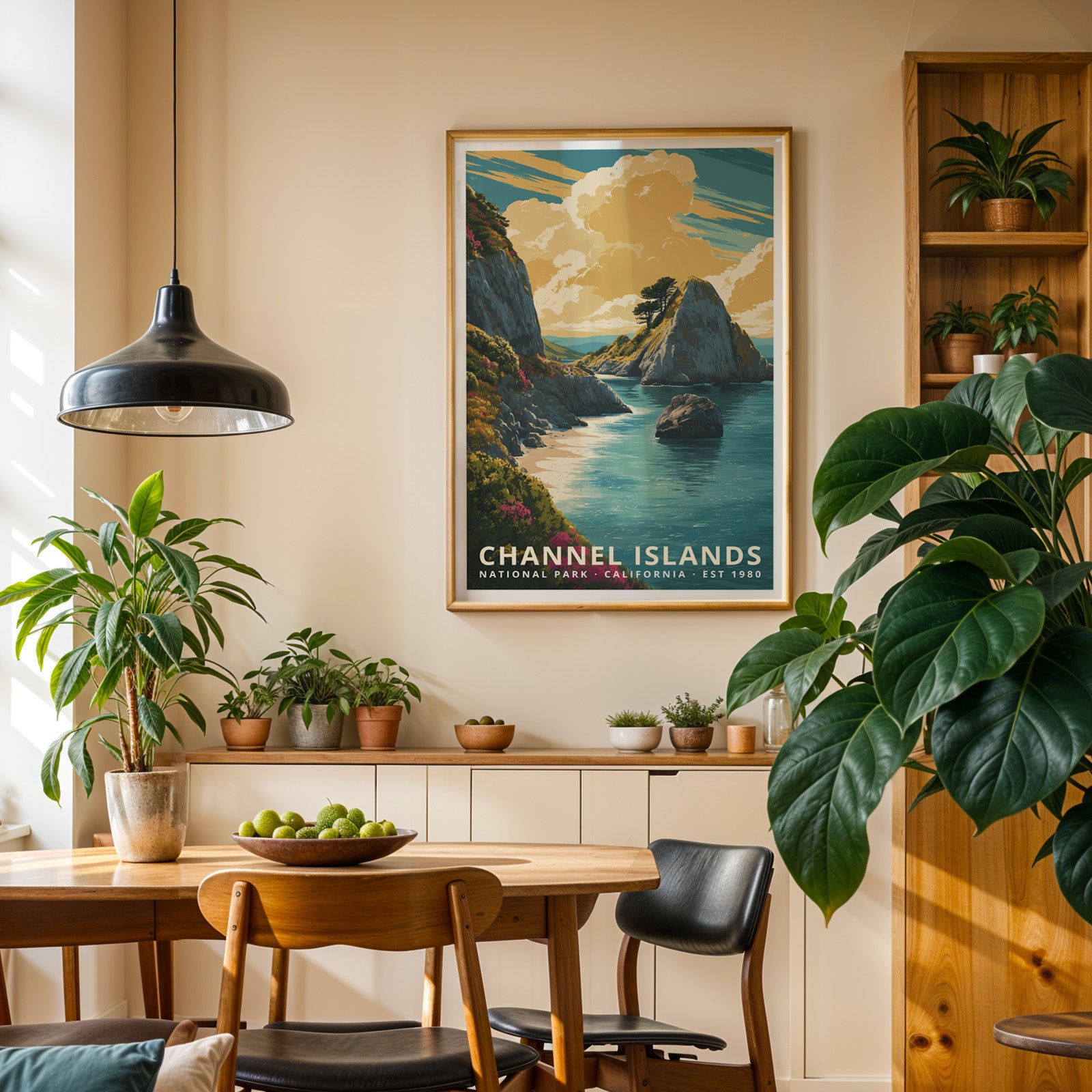 Channel Islands National Park Retro Art Print