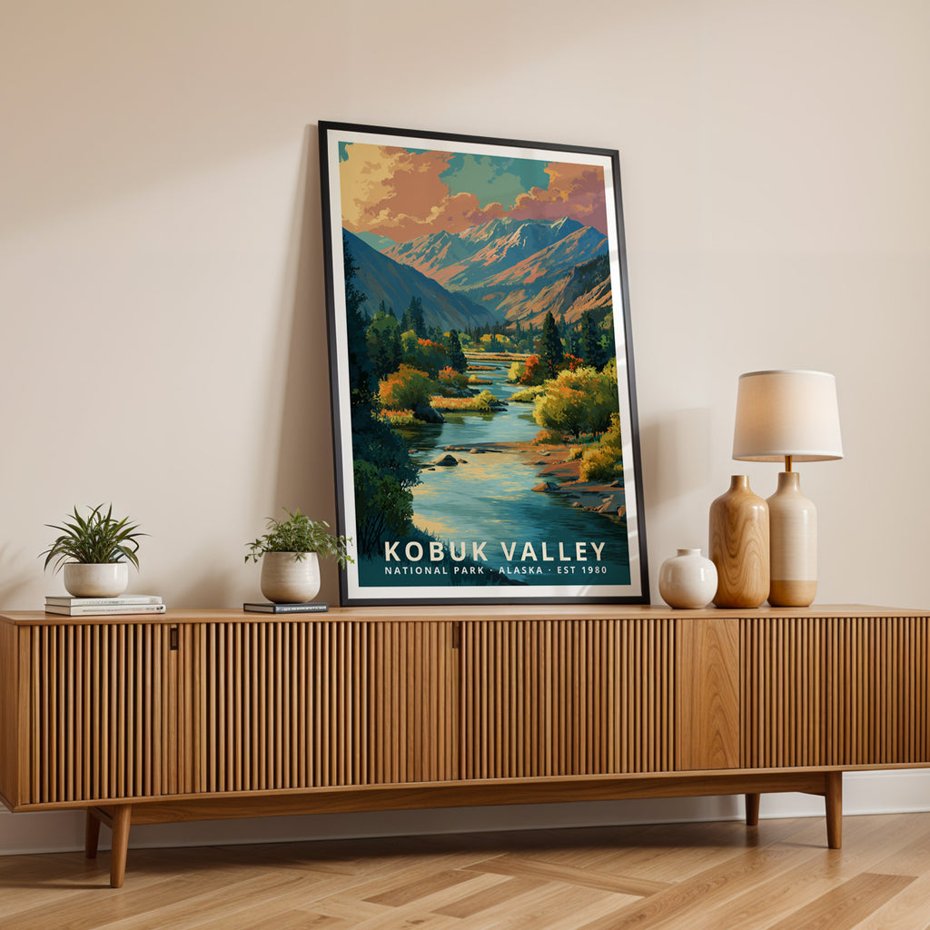 Kobuk Valley National Park Retro Art Print
