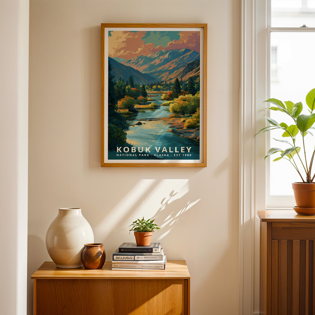 Kobuk Valley National Park Retro Art Print