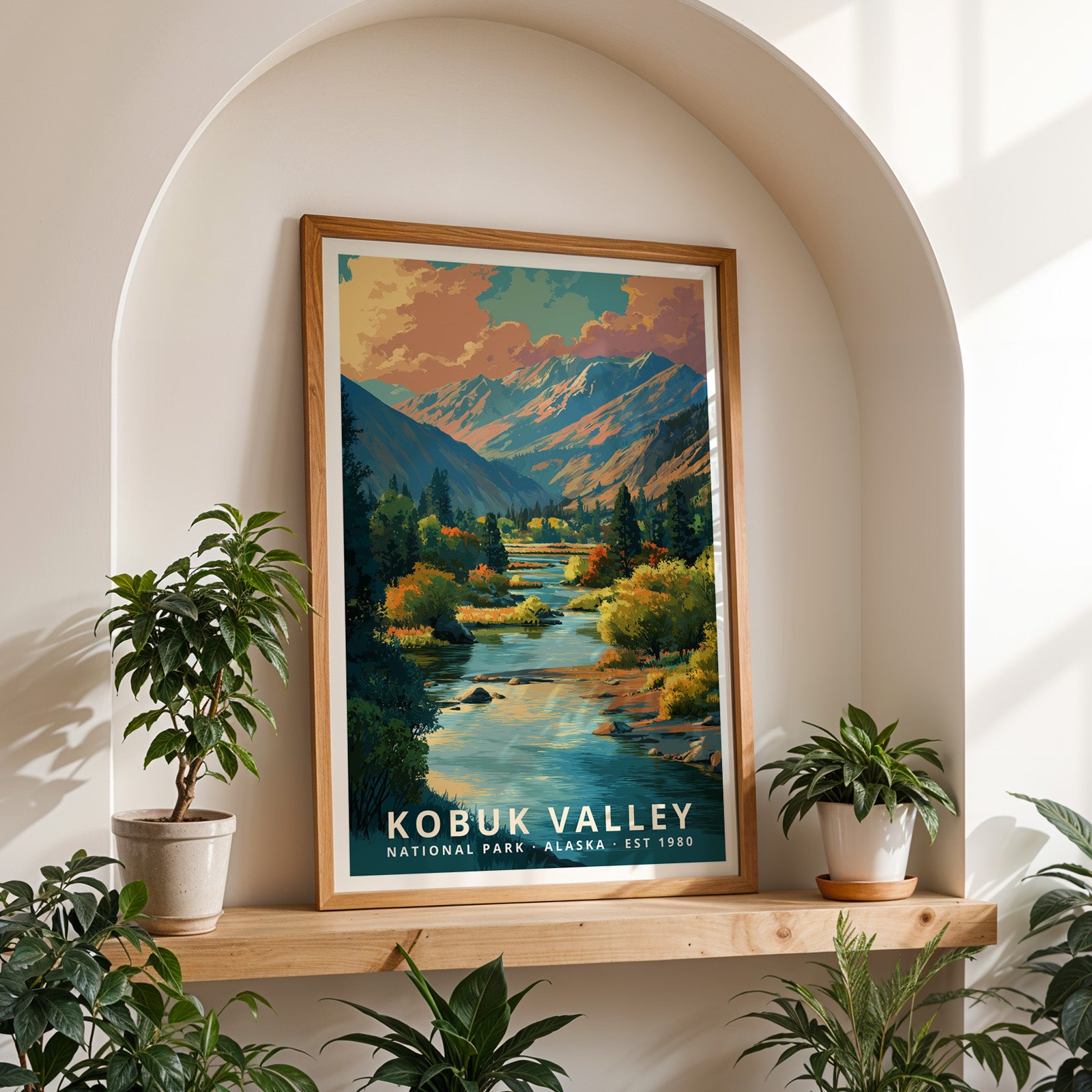 Kobuk Valley National Park Retro Art Print