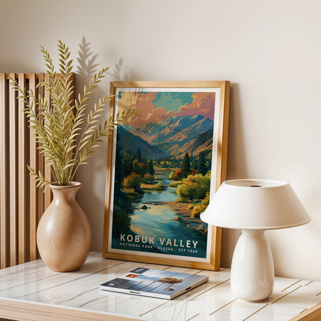 Kobuk Valley National Park Retro Art Print