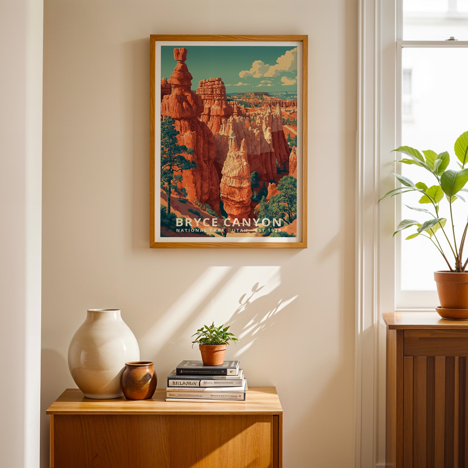 Bryce Canyon National Park Retro Art Print