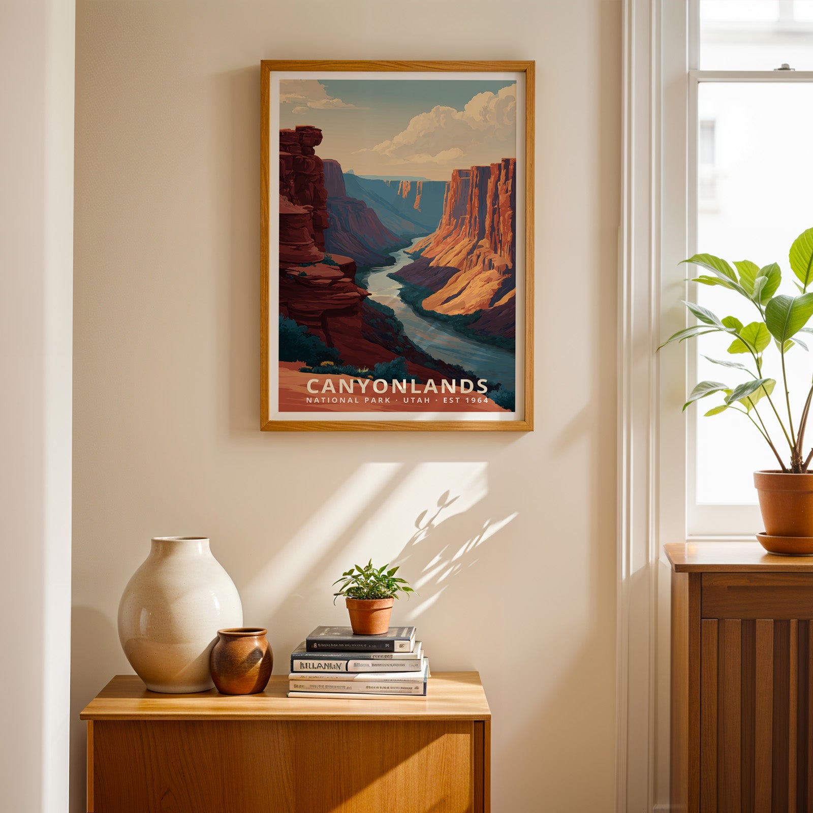 Canyonlands National Park Retro Art Print