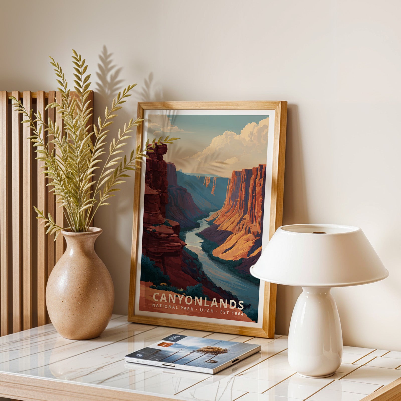 Canyonlands National Park Retro Art Print