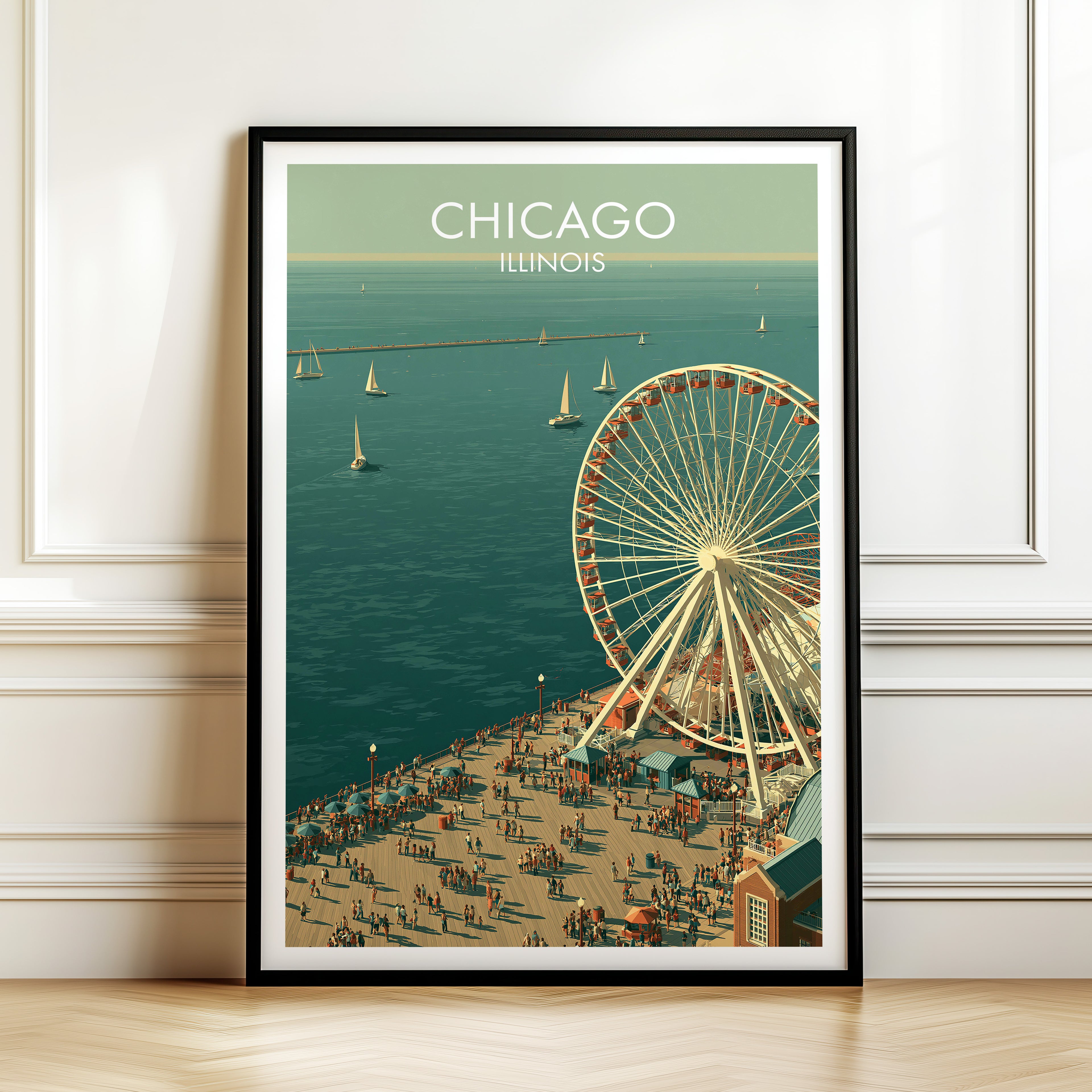 Navy Pier Ferris Wheel Chicago Illinois