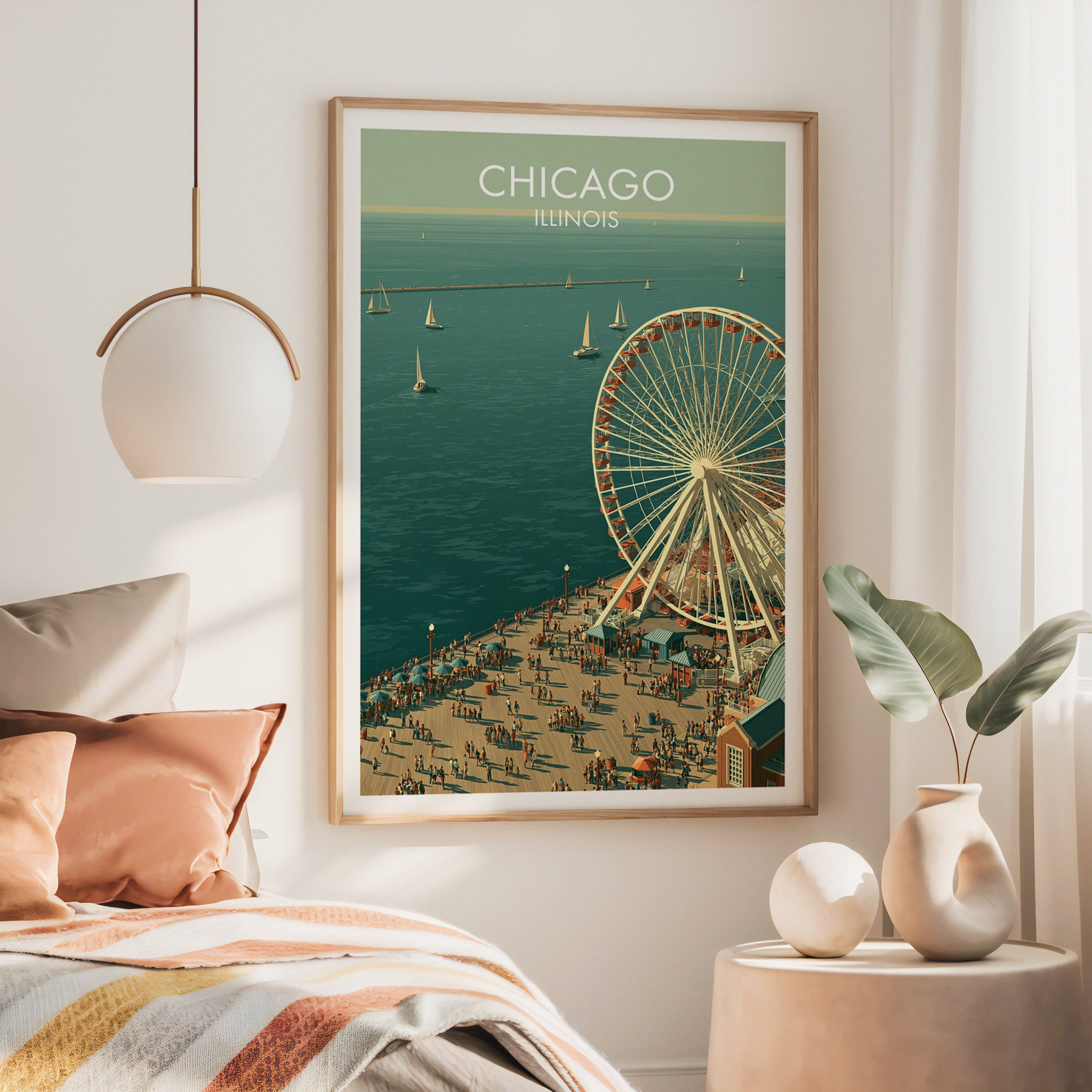 Navy Pier Ferris Wheel Chicago Illinois